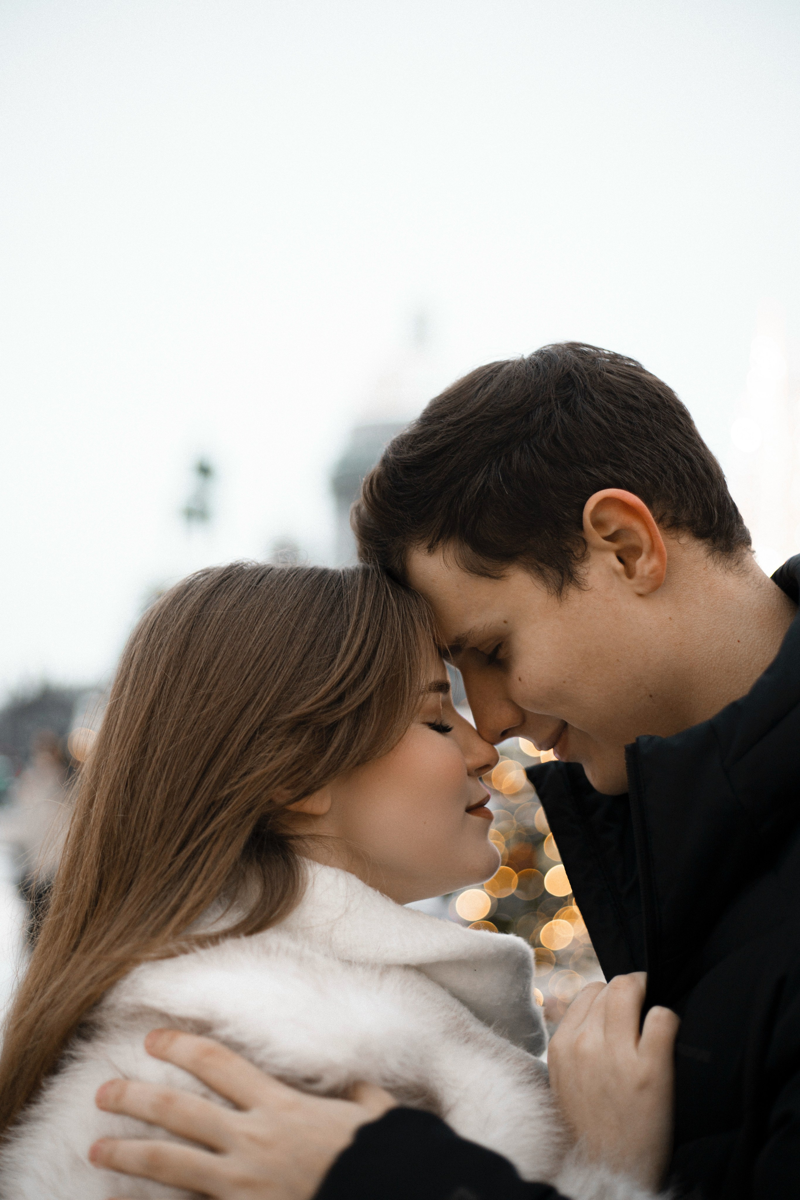 Lovestory: зимняя Исаакиевская площадь