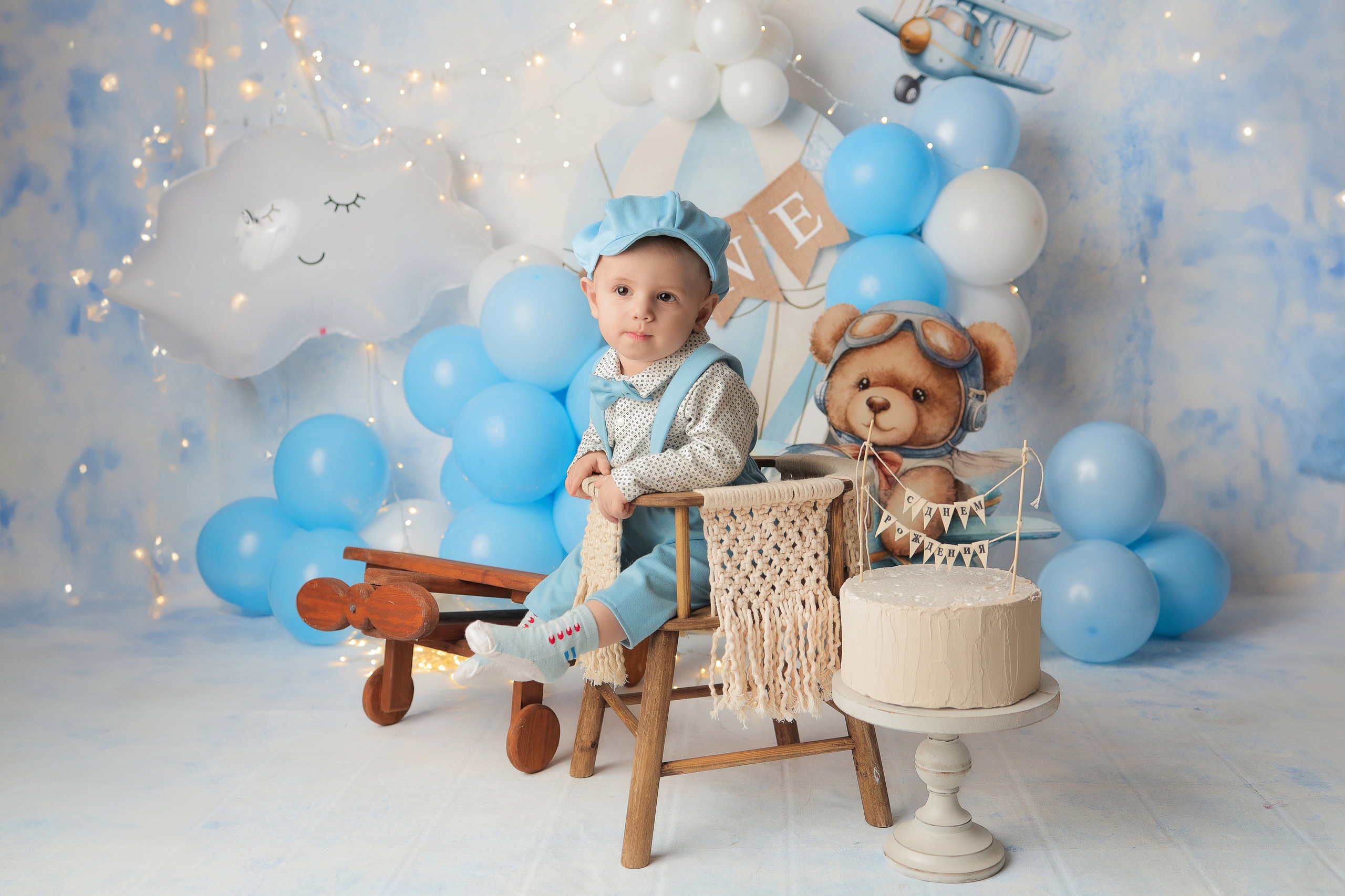 Алихан, 1 годик. Фотограф новорожденных в Новокузнецке Анна Горошникова