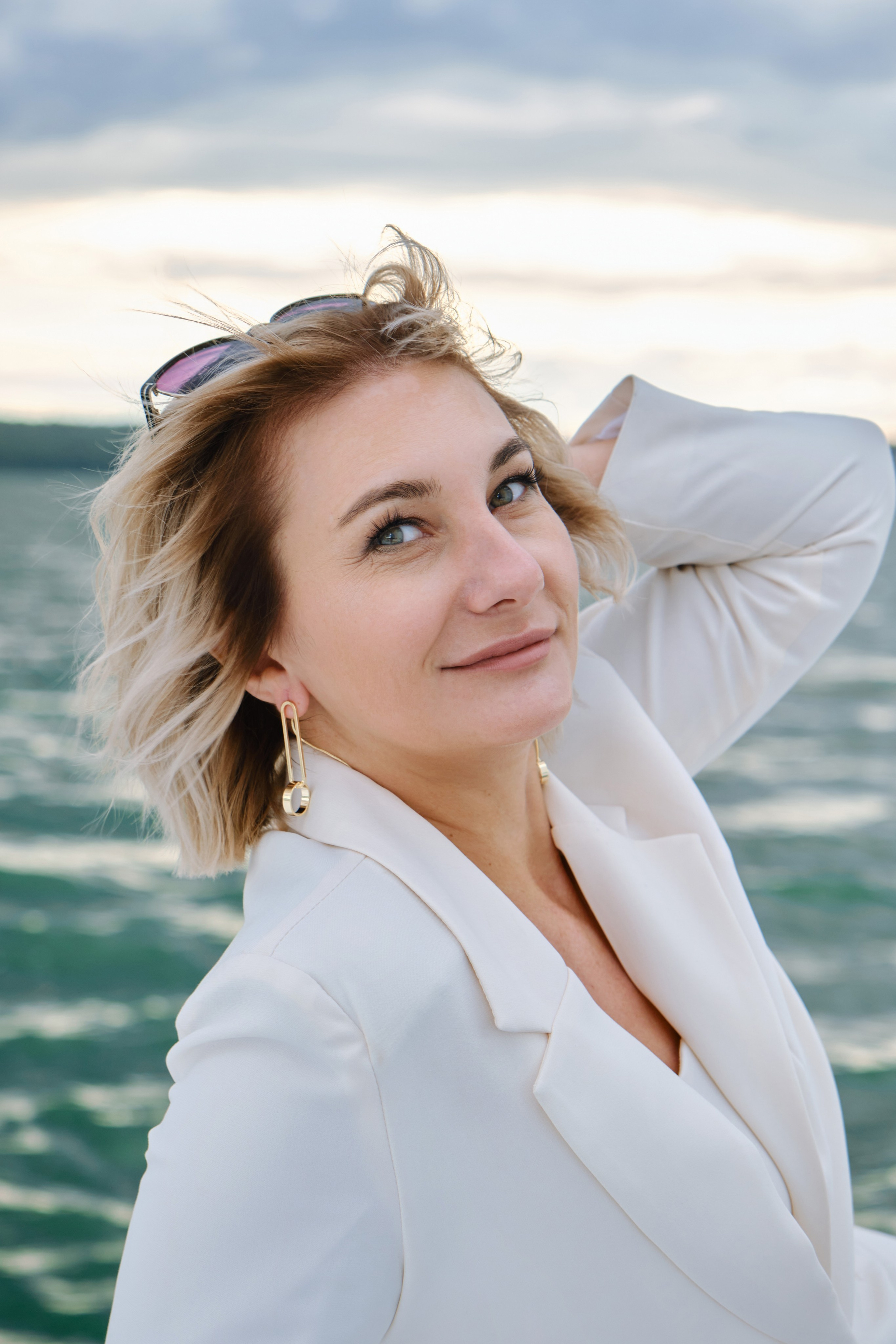 Наталья на яхте