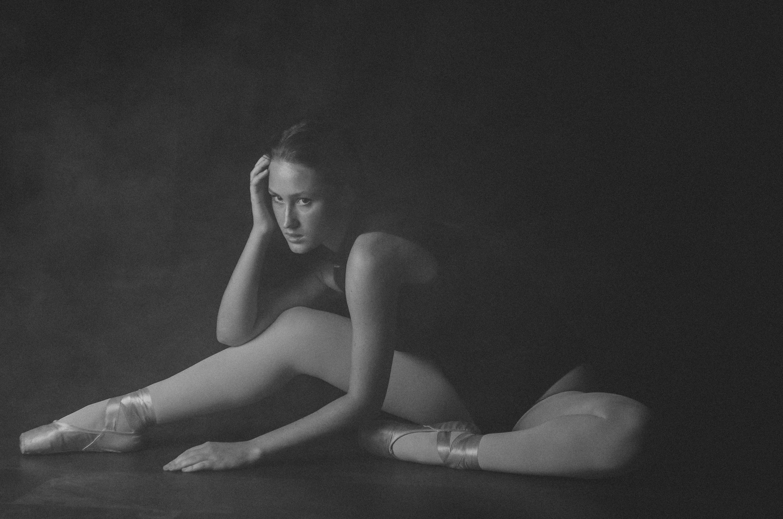 девушка в пуантах