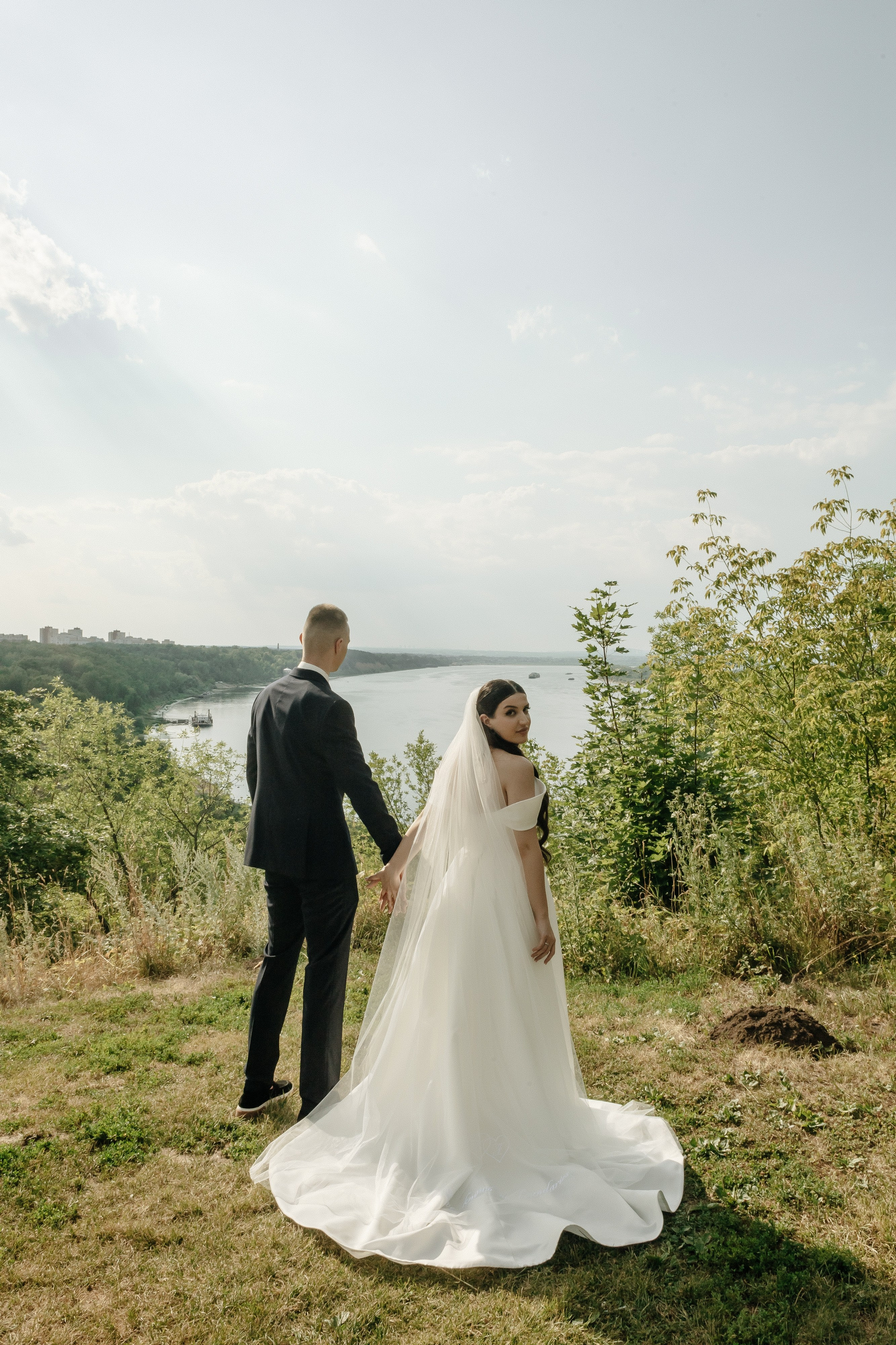 Роспись и съемка на откосе — Фатима и Кирилл. Свадебный фотограф в Нижнем Новгороде Генеральская Ира