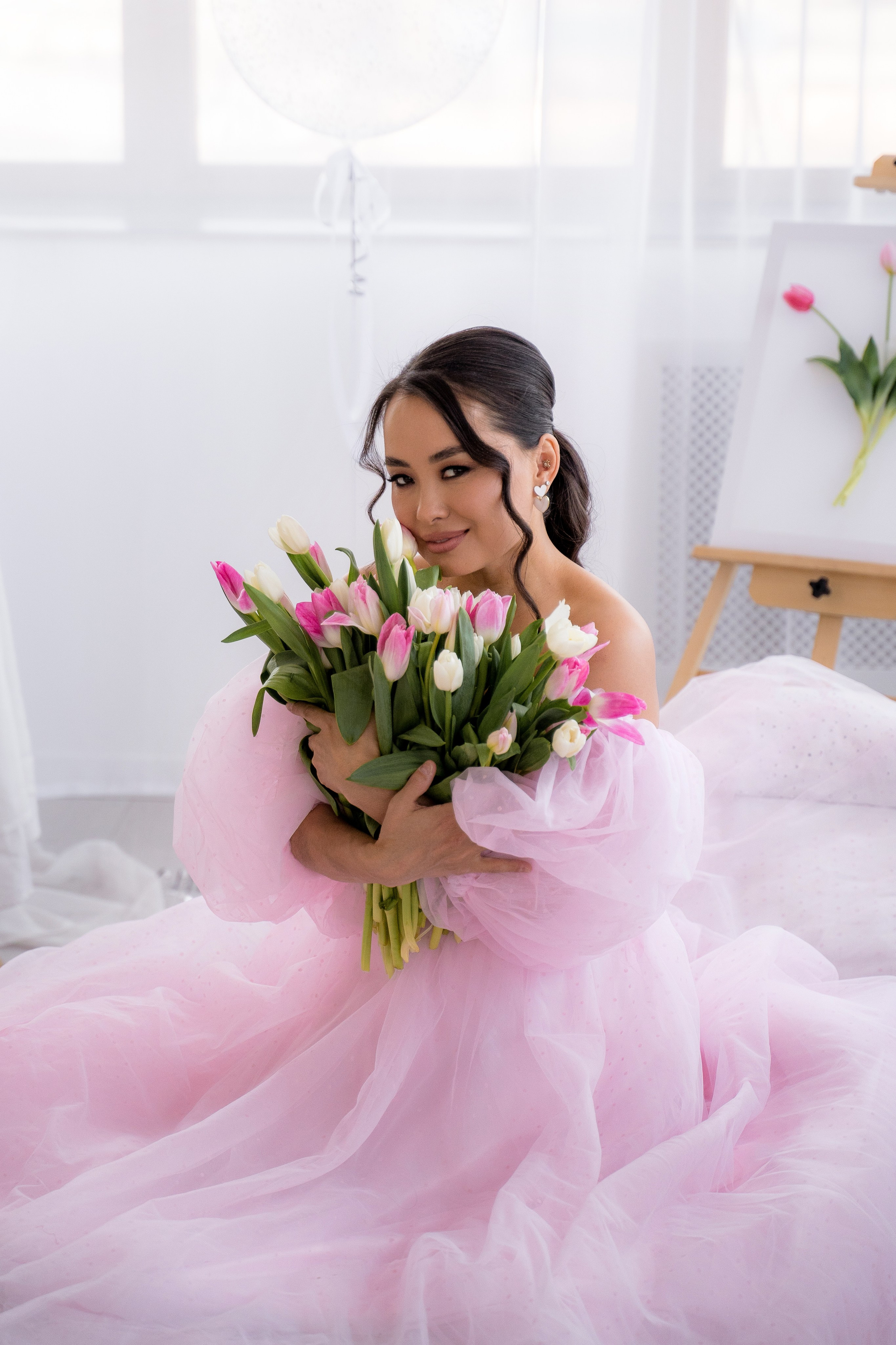 Тюльпановое настроение. Фотостудия Малина в городе Улан-Удэ. Фотограф Ирина Жарникова