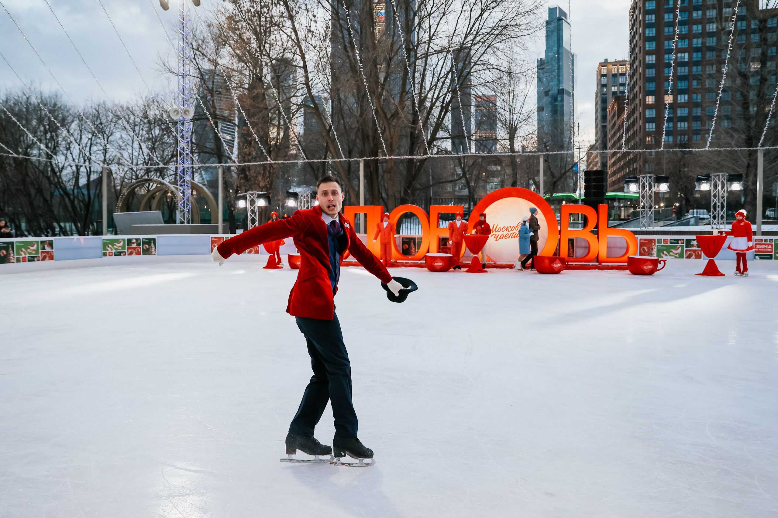 Ледовое шоу Сити каток Московское Чаепитие. Фотограф и видеограф Анна Домашенко