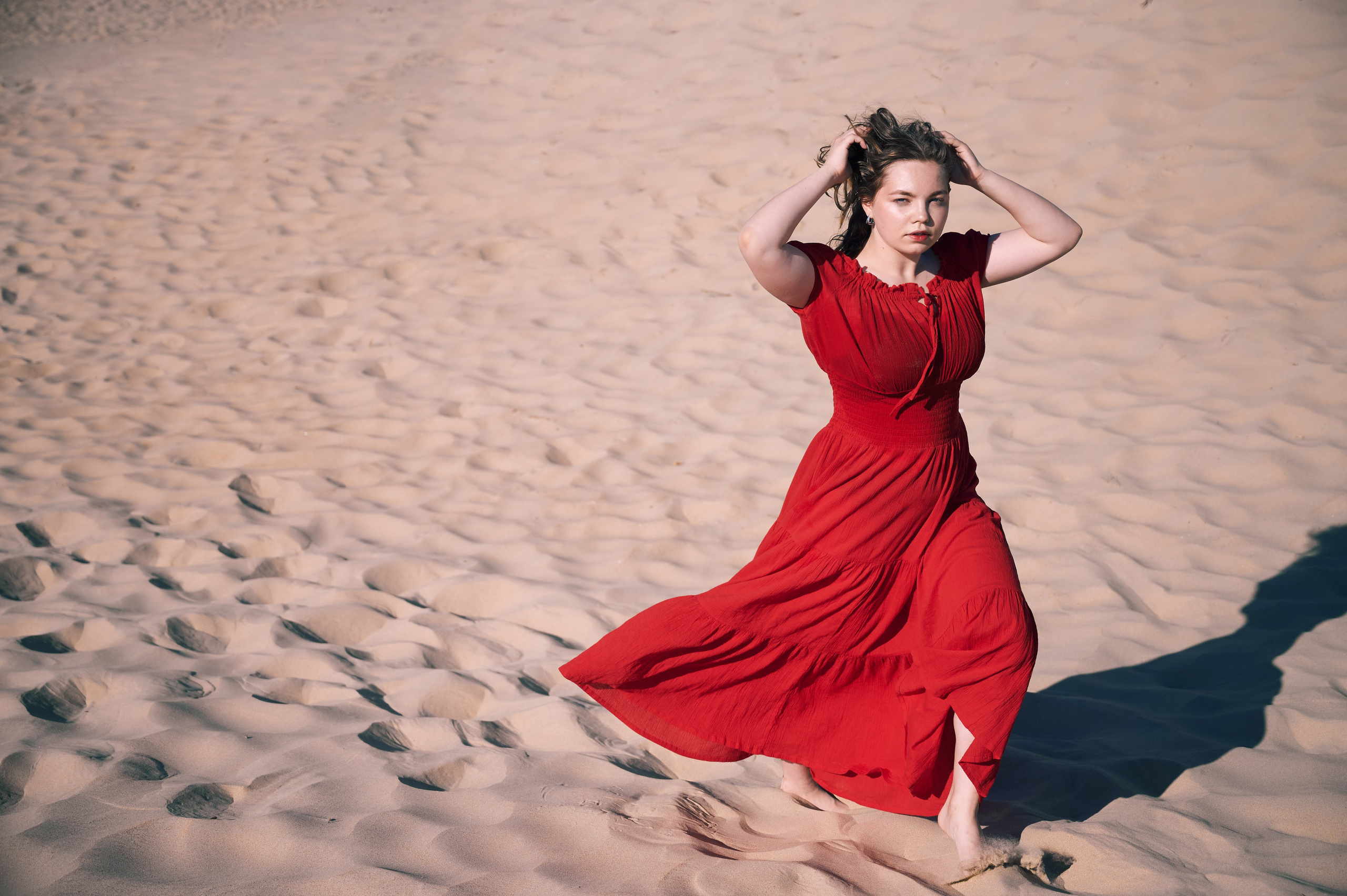 Пляжная фотосессия для модели Есения. Портретный, fashion фотограф в Москве Инга Сергеева