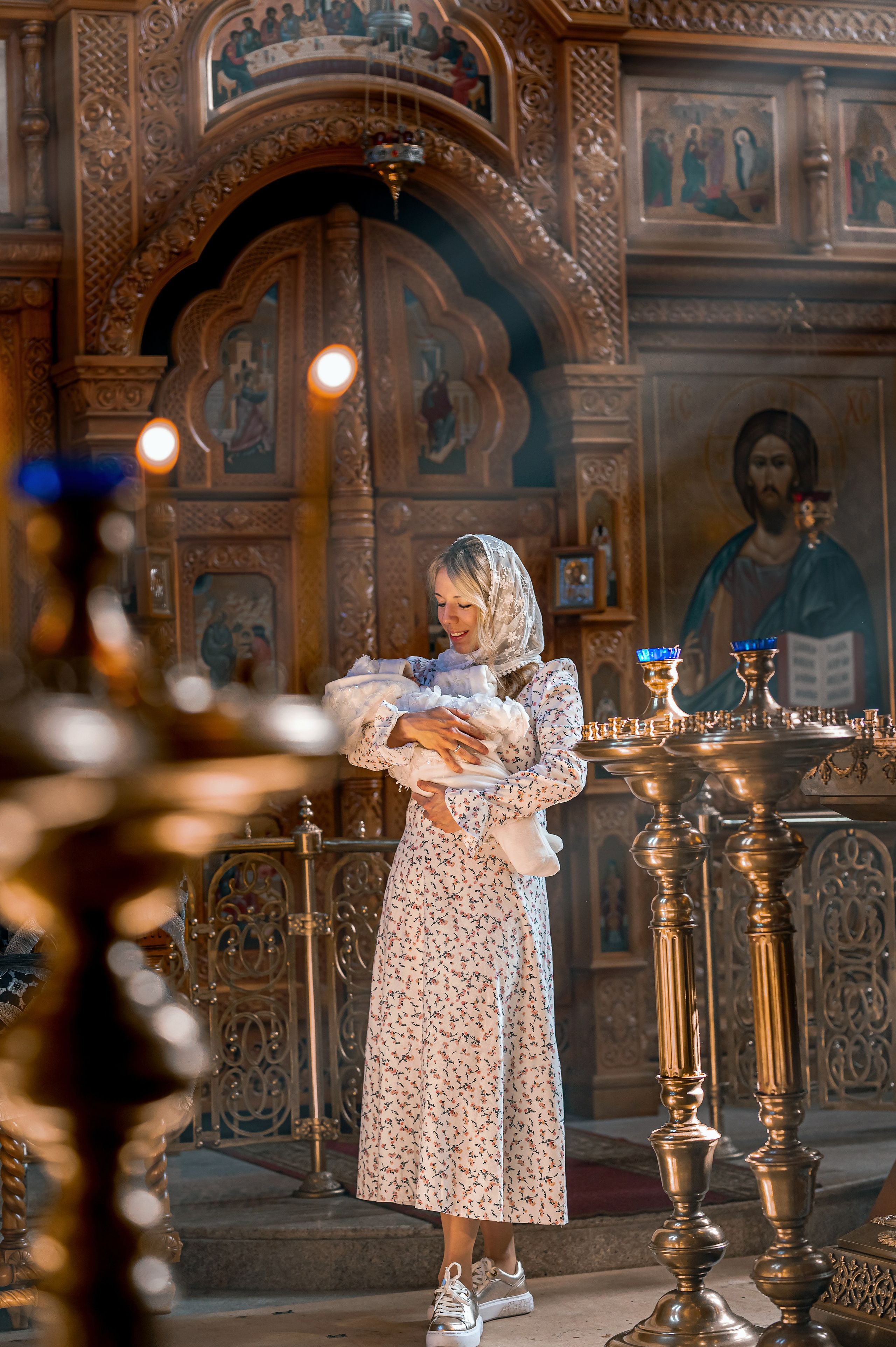 Таинство Крещения Екатерины. Фотограф Таинств Крещения и Венчания в г. Курске