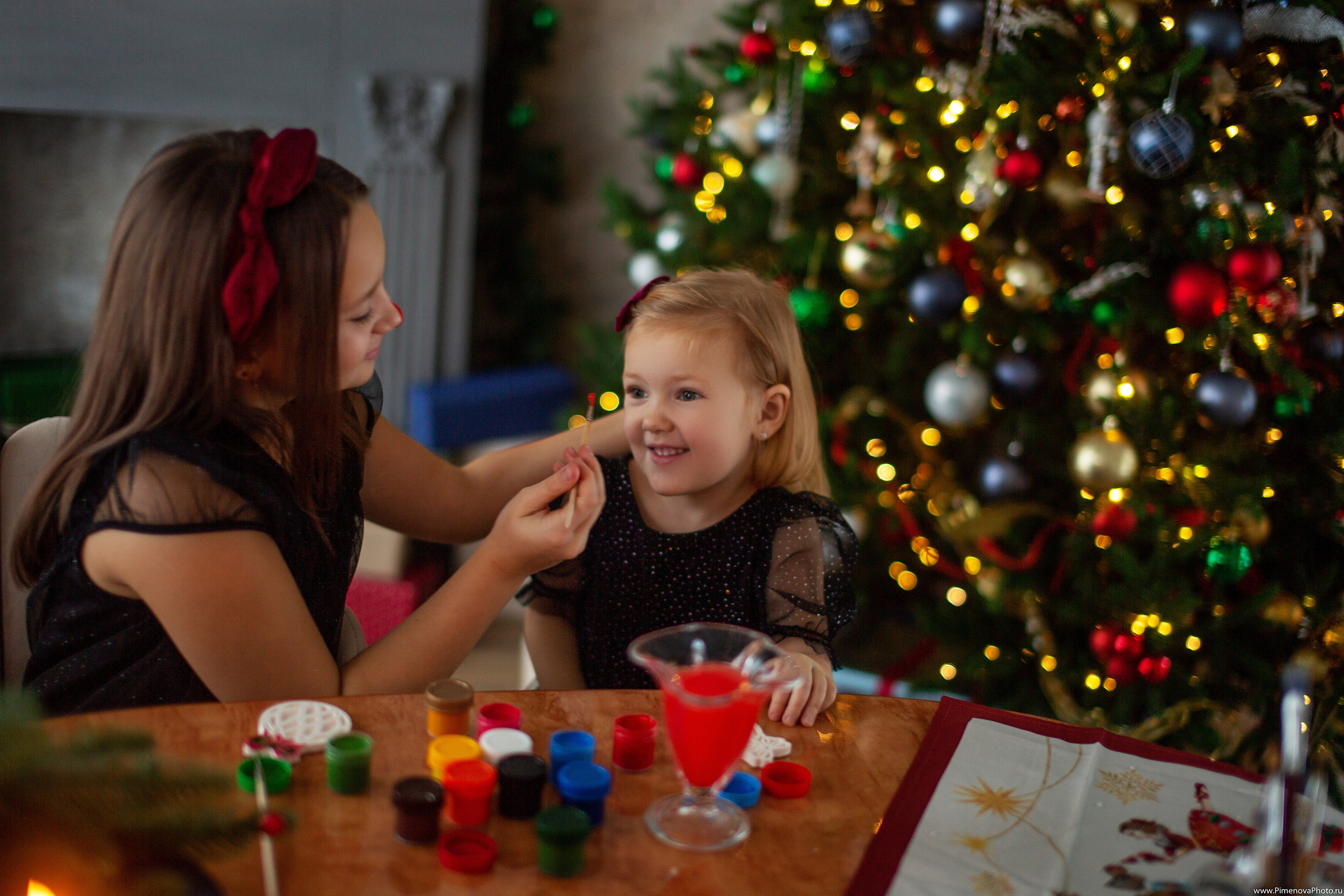 Новогодняя сказка Вари и Маруси, 2024. Семейный и детский фотограф в Петрозаводске
