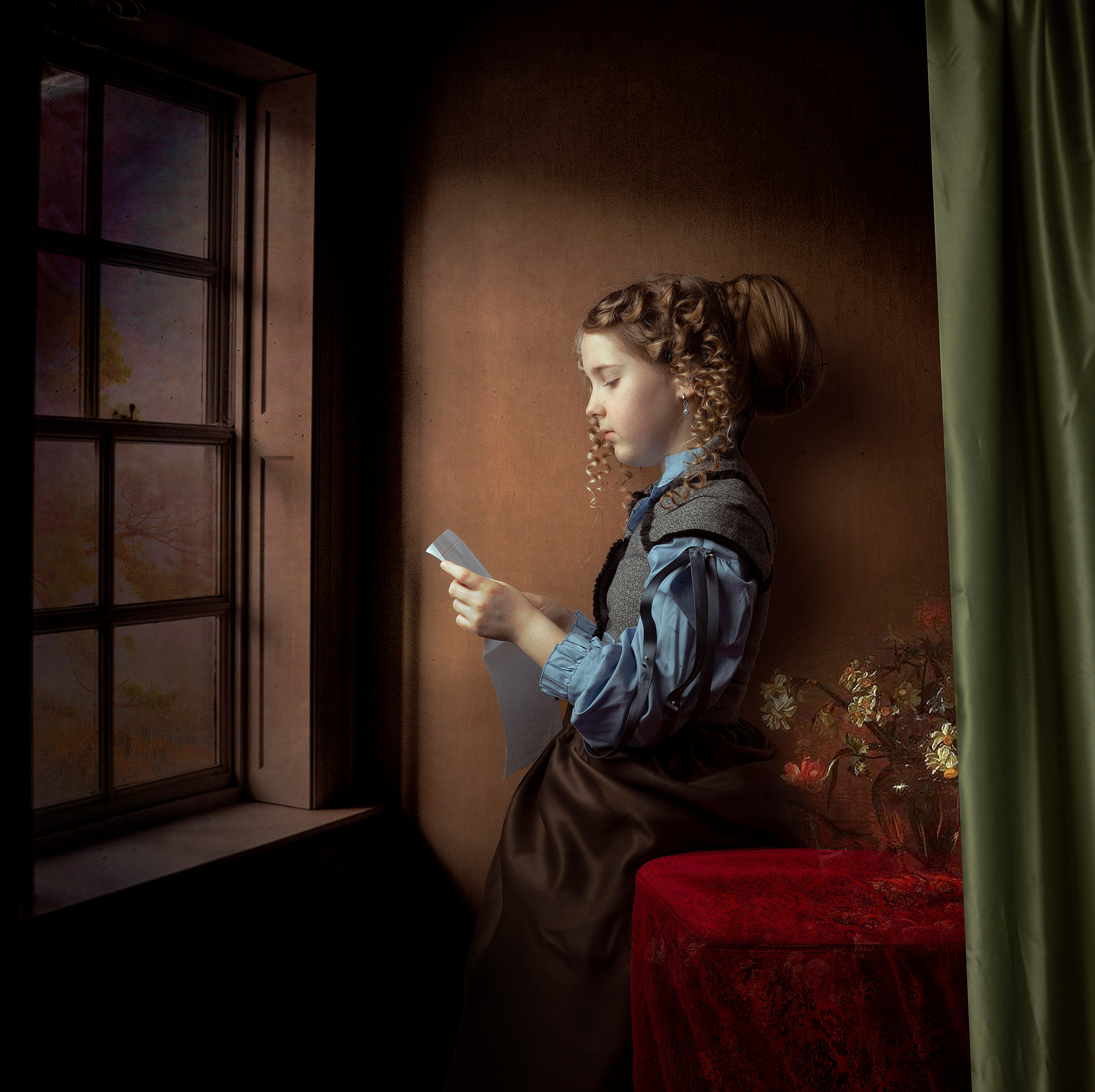 Вермеер. Фотохудожник АРТ-фотограф Ира Будниченко Москва