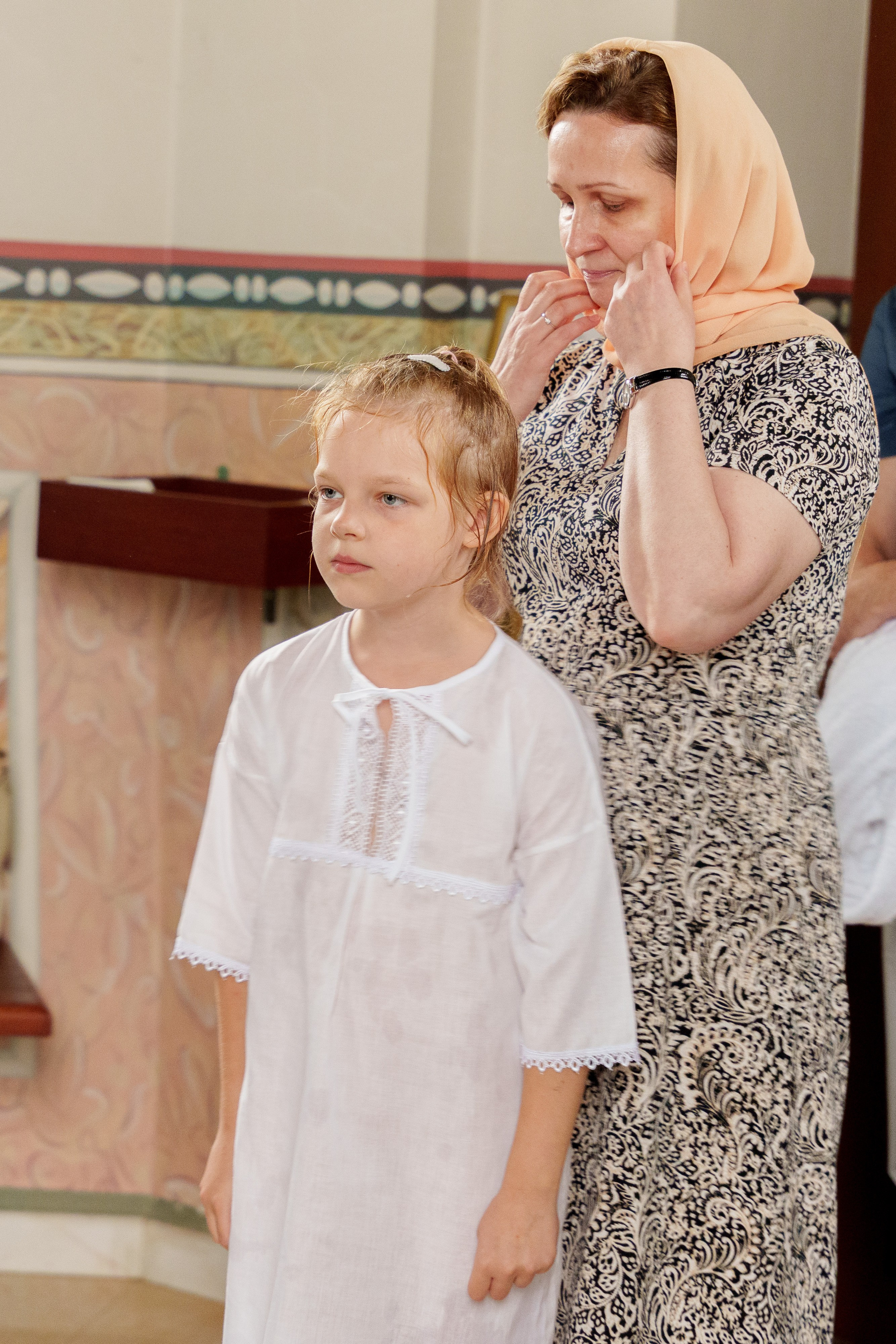 Крещение Полины. Фотограф Юлия Попова