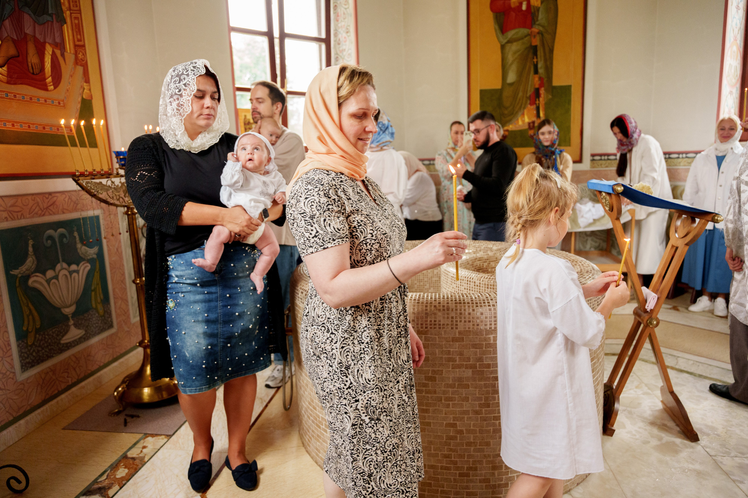 Крещение Полины. Фотограф Юлия Попова
