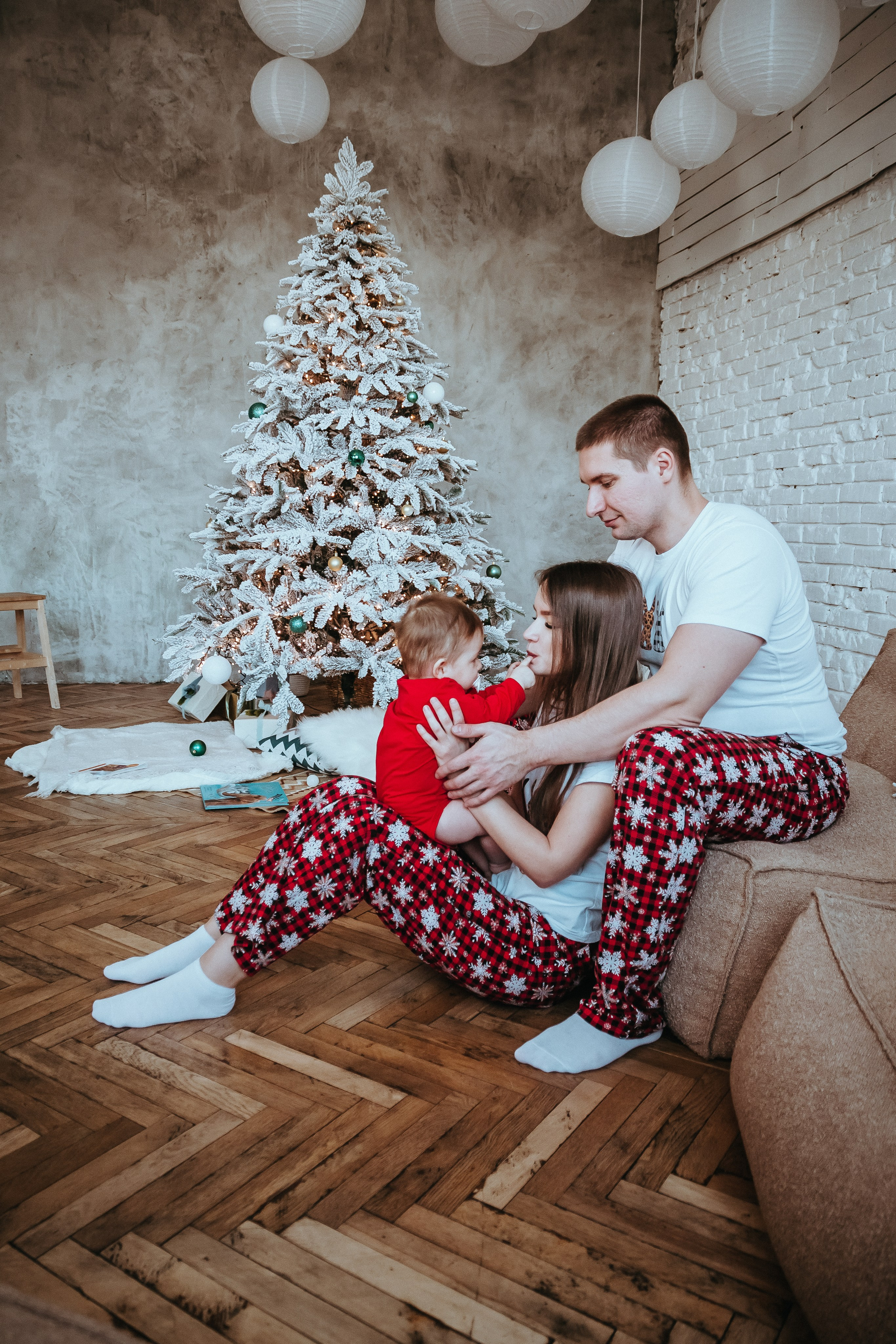 Новогодняя семейная фотосессия Кемерово