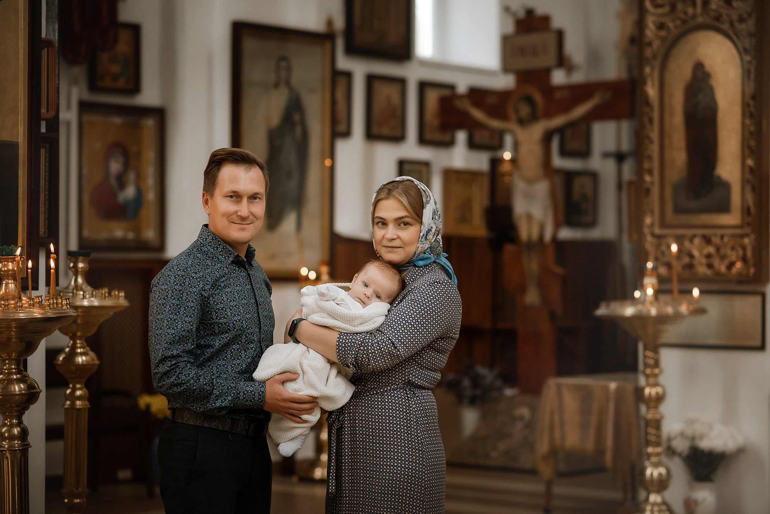 Крещение Кирилла _ Храм иконы БМ Целительница. Семейный фотограф в Ростове-на-Дону Татьяна Литвинова