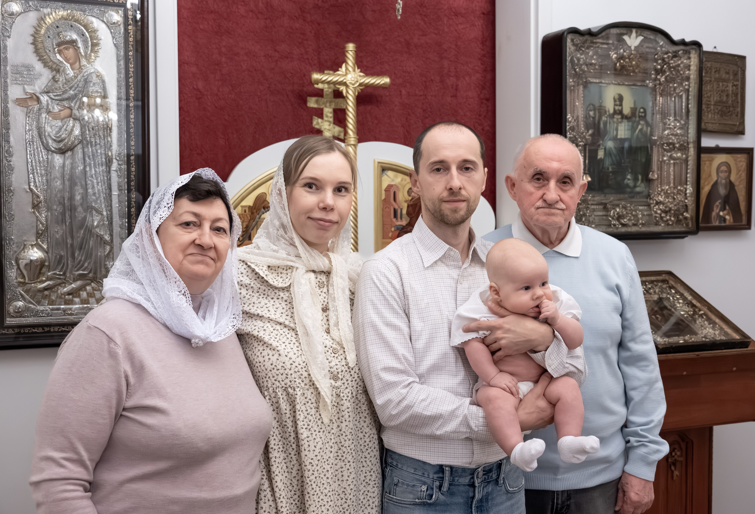 Крещение мл. Максима. Фотограф в Москве