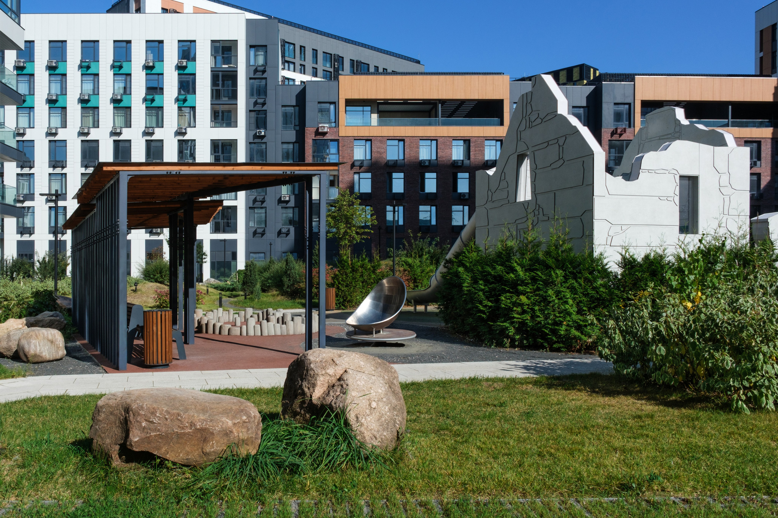 Жилой комплекс Nagatino i-Land | Бюро А4 | 2025. Михаил Мулач | Архитектурный фотограф