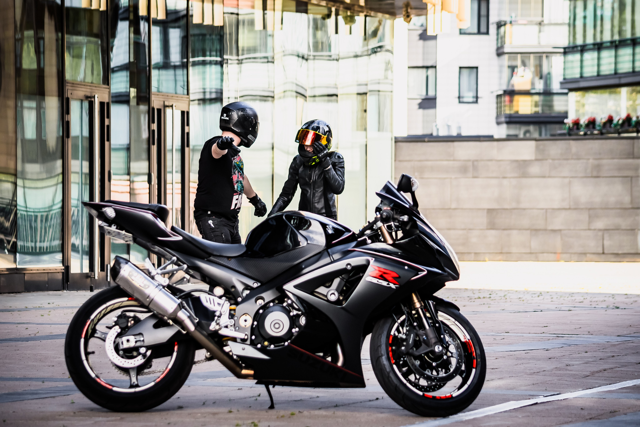 Кира и Кирилл — Suzuki GSX-R1000. Мотофотограф в Санкт-Петербурге Мария Скурская