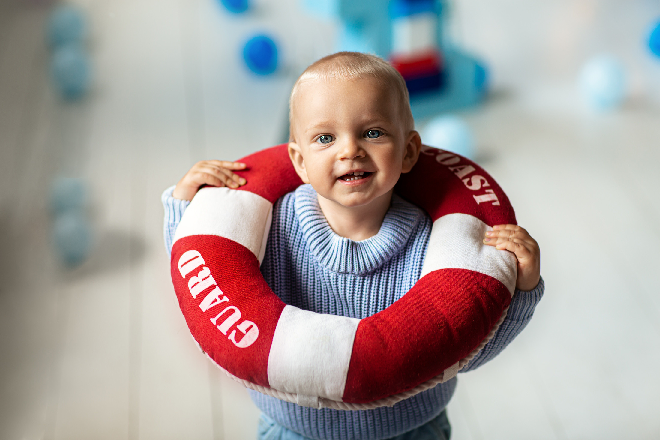 Морская фотозона. Идея для фотосессии на День Рождения мальчика
