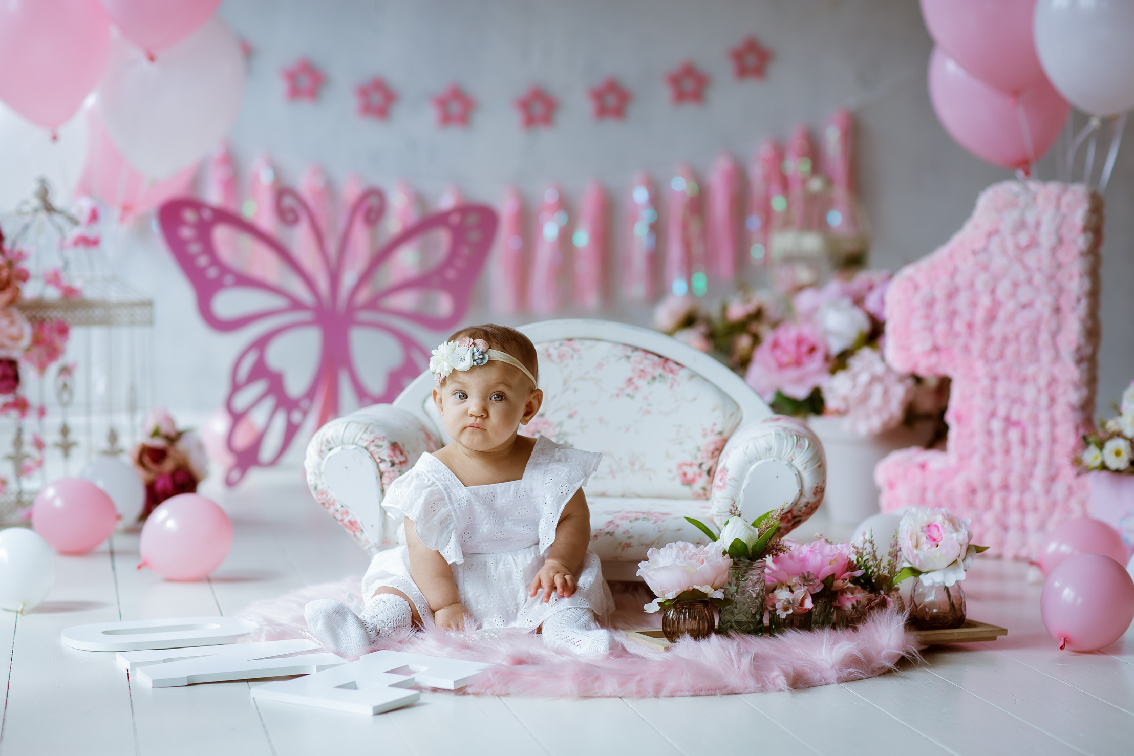 Идея для фотосессии на 1 год для девочки
