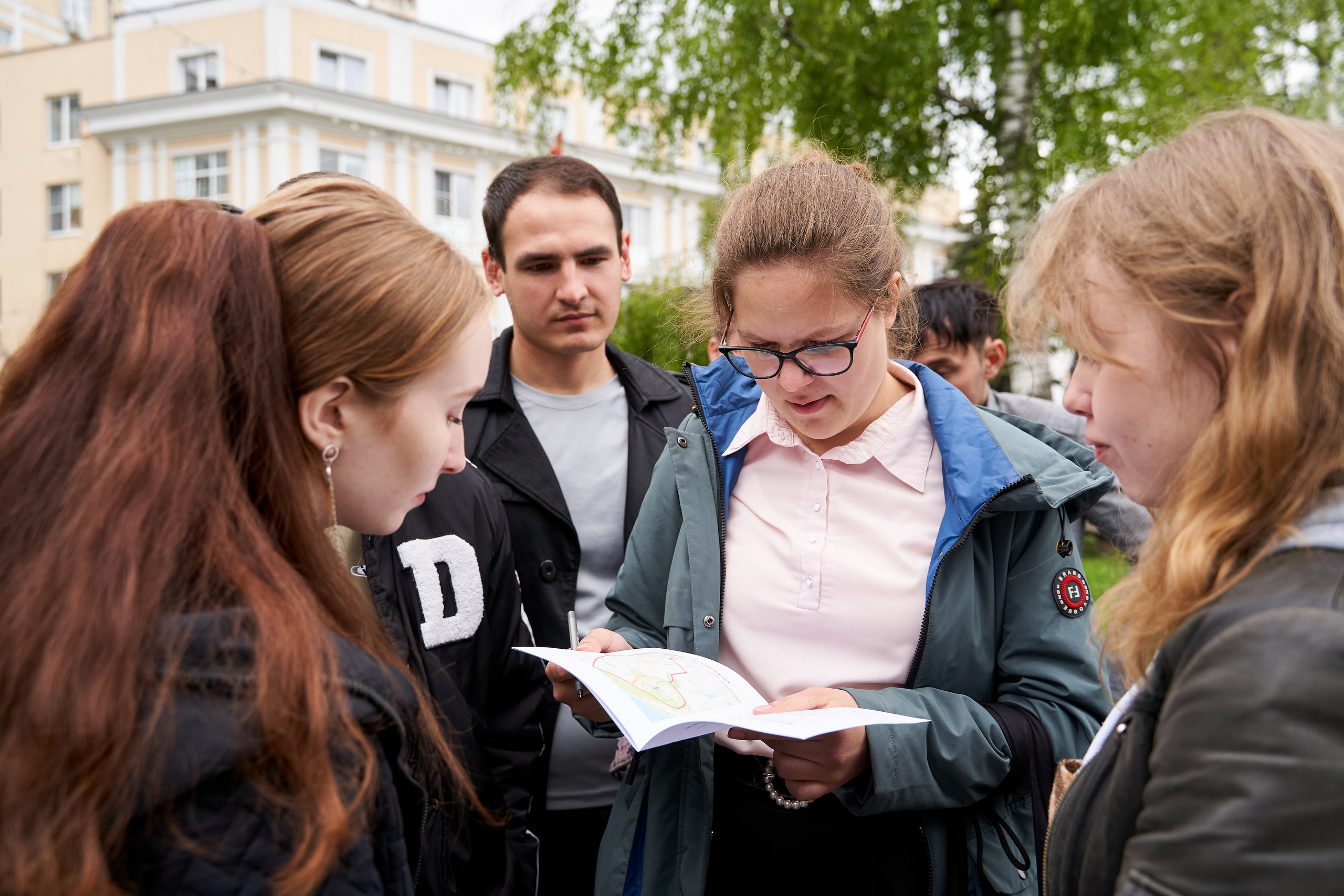 Городской квест в рамках регионального фестиваля «Учись без границ». Репортажный фотограф Вилянов Евгений. Нижний Новгород