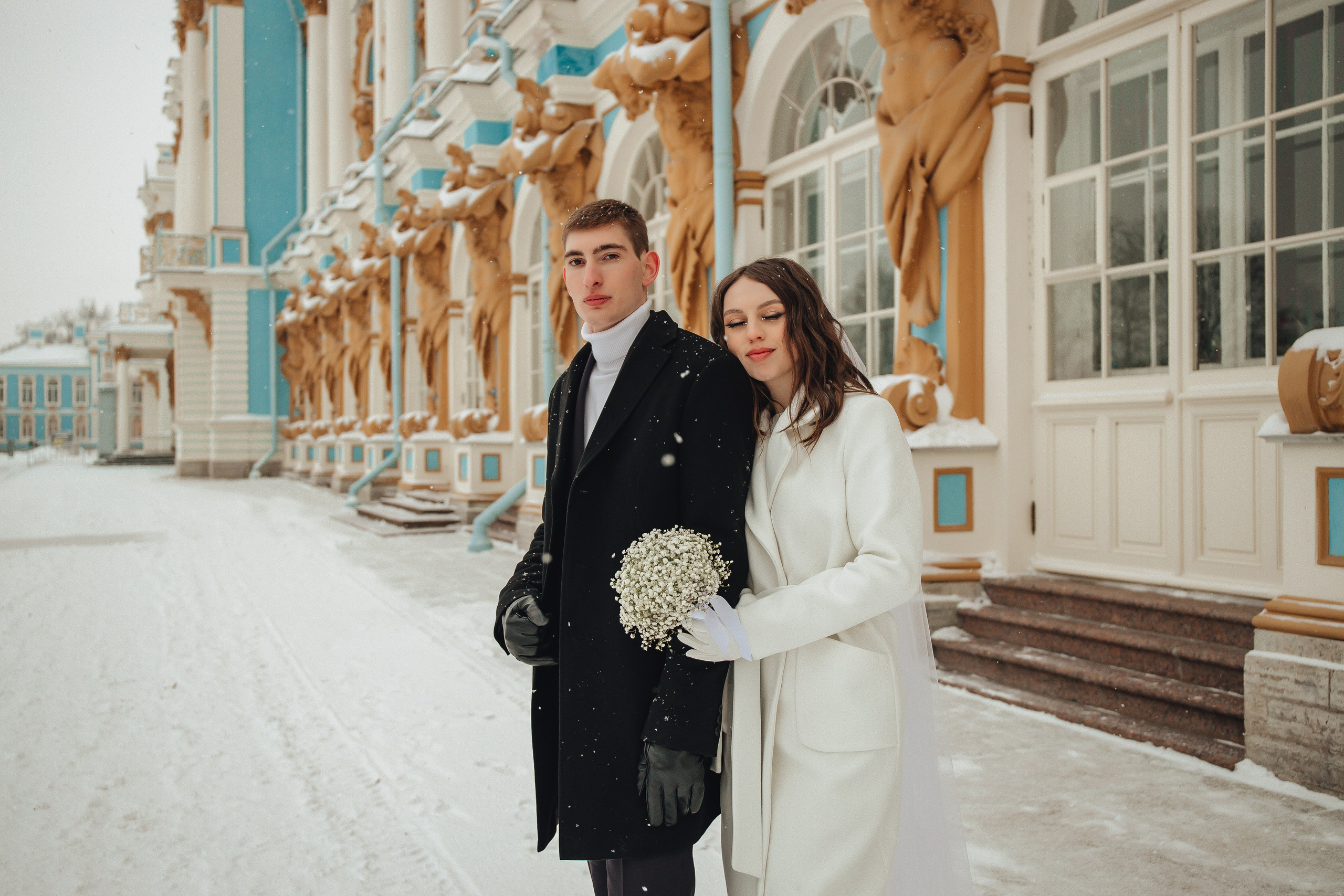 Андрей & Соня. Царское Село, зима. Свадебный и семейный фотограф Пушкин Царское Село СПБ Питер Санкт-Петербург и Рязань Ольга Козлова