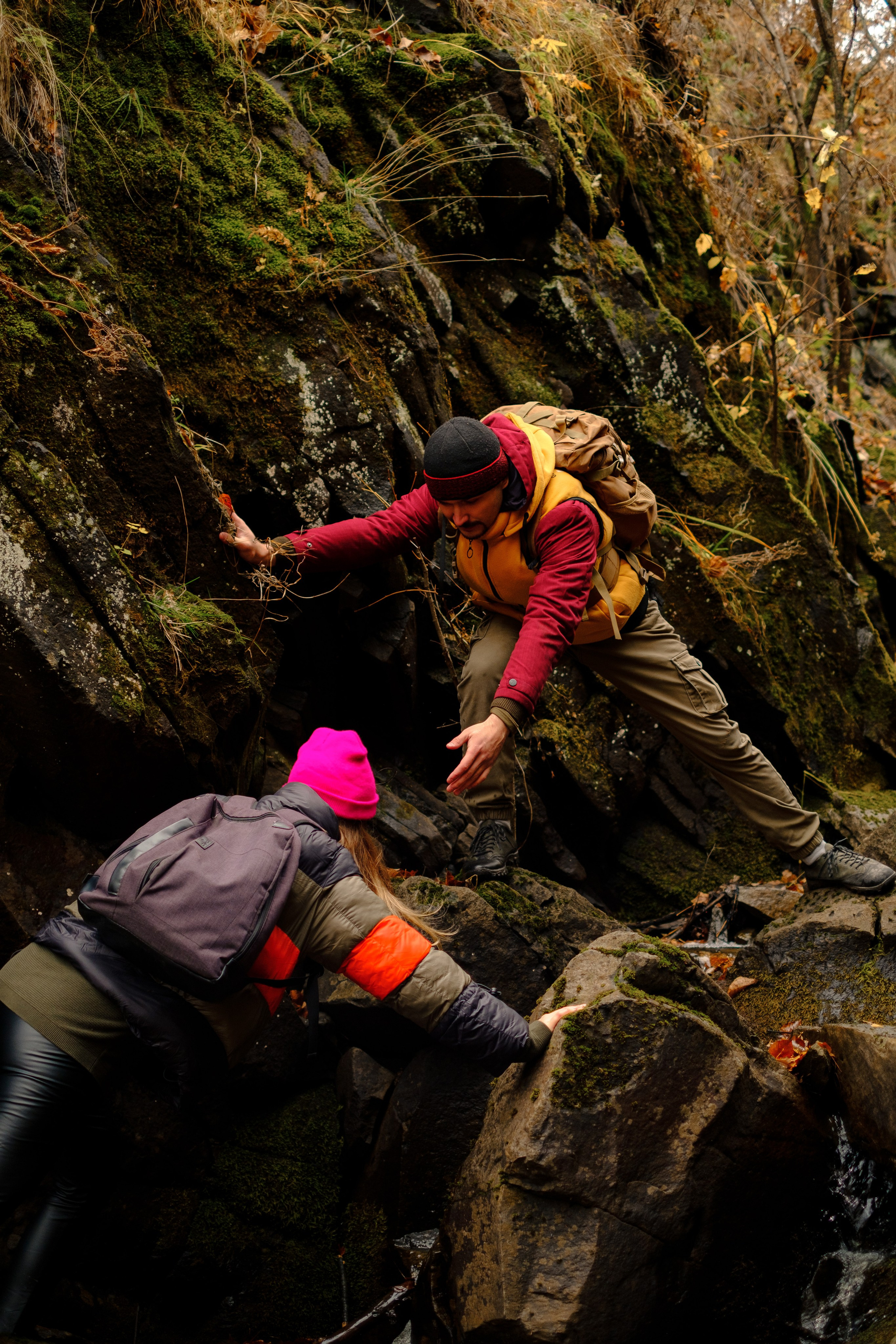 Михайловские столбы осенью. Фотограф Благовещенска Яна