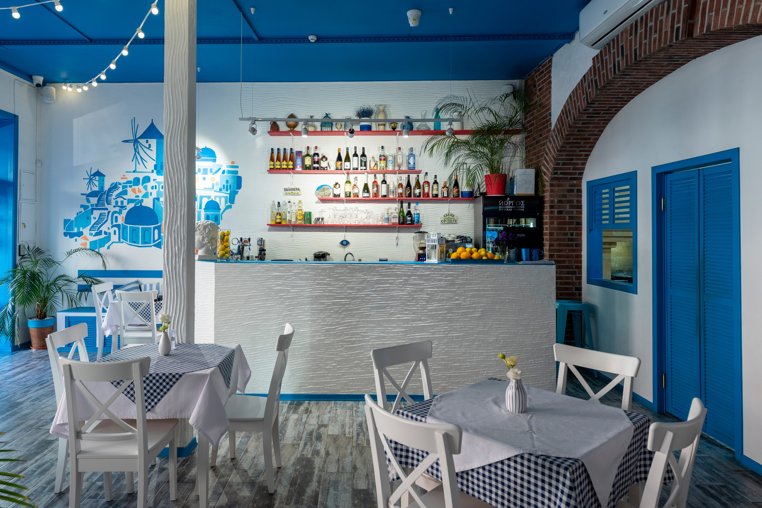 Греческая Таверна Йоргос. Интерьерный и репортажный фотограф в Краснодаре Дмитрий Вальков