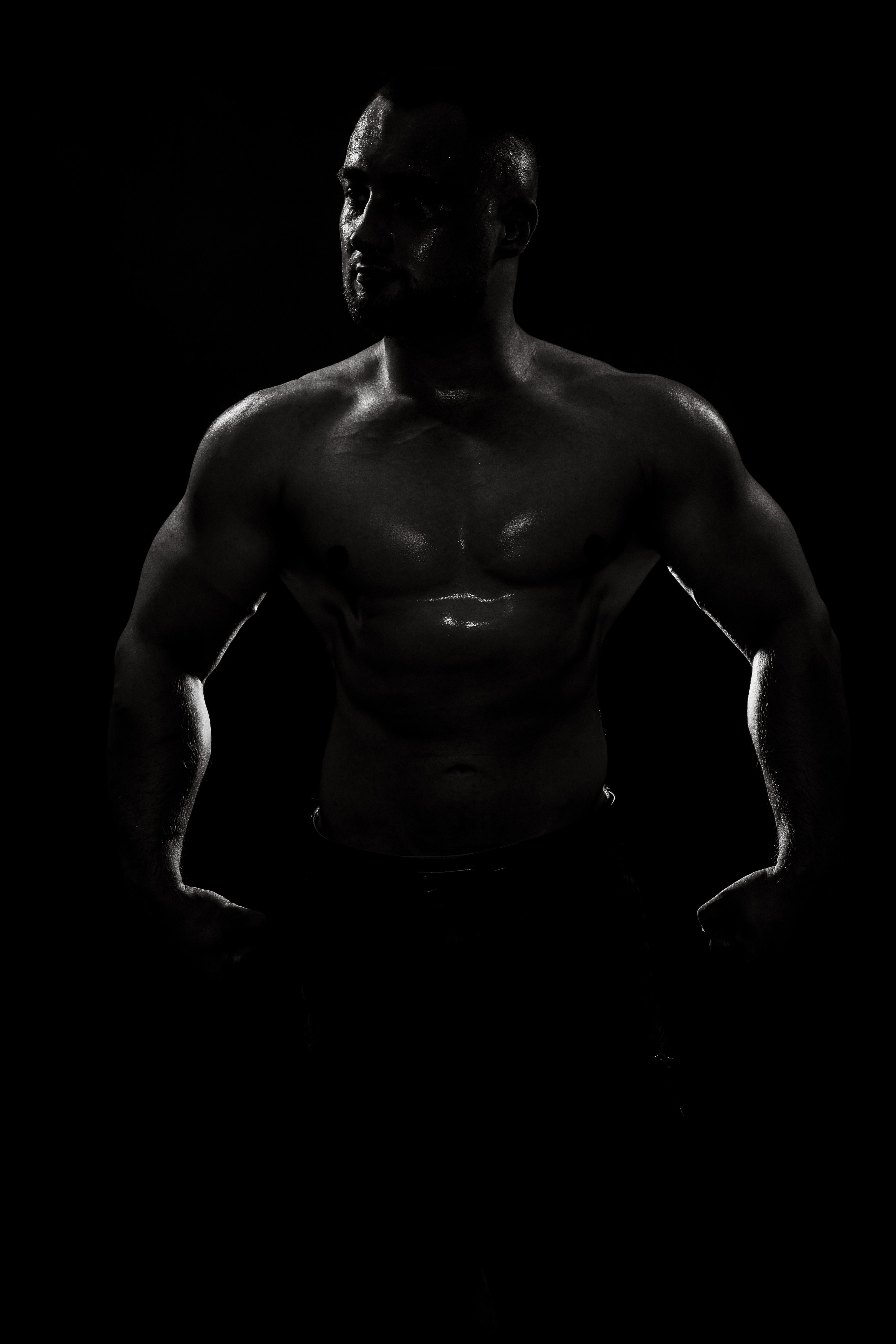 В студии. Photomantis