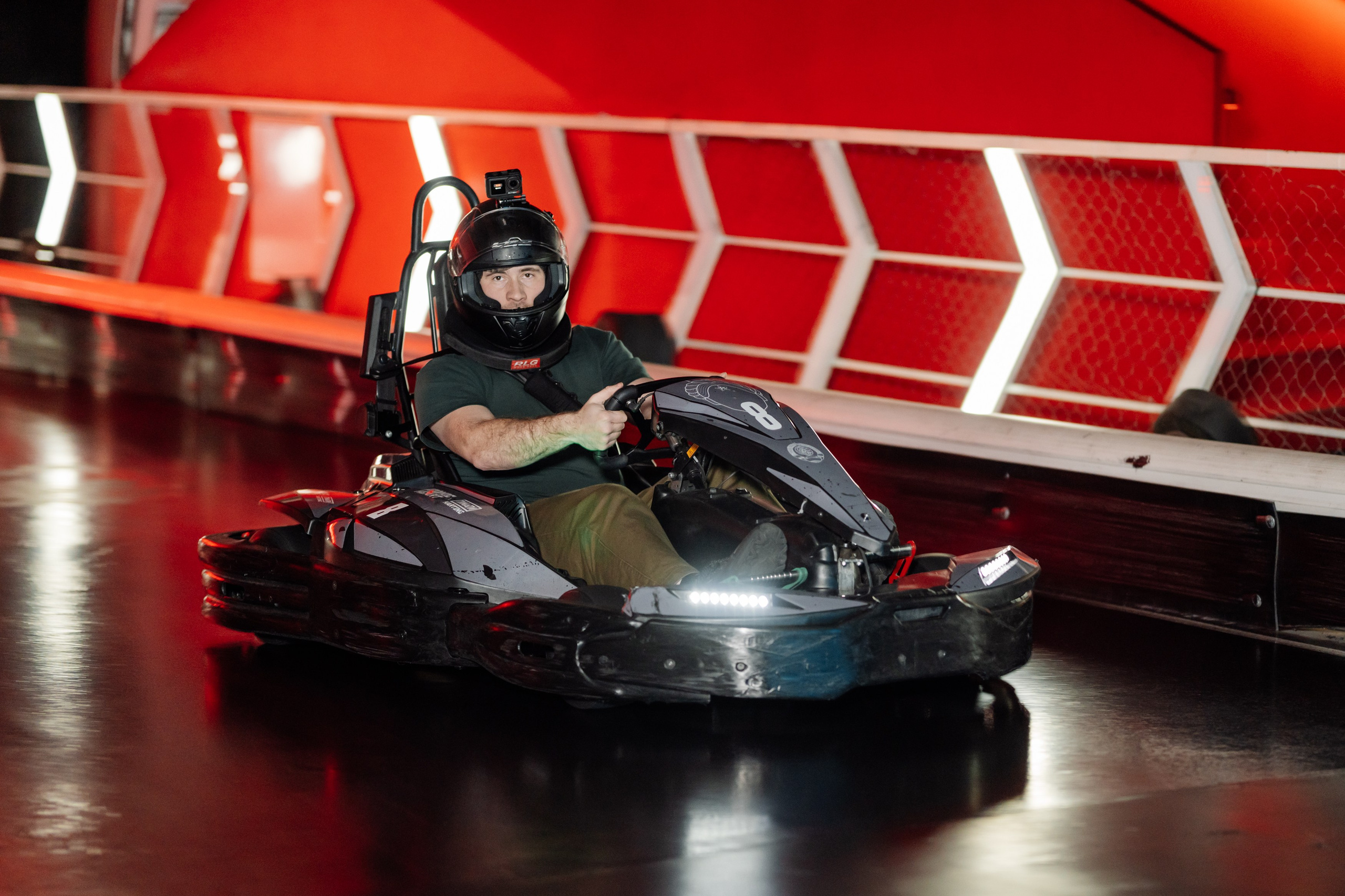 Спортивная съёмка картинга