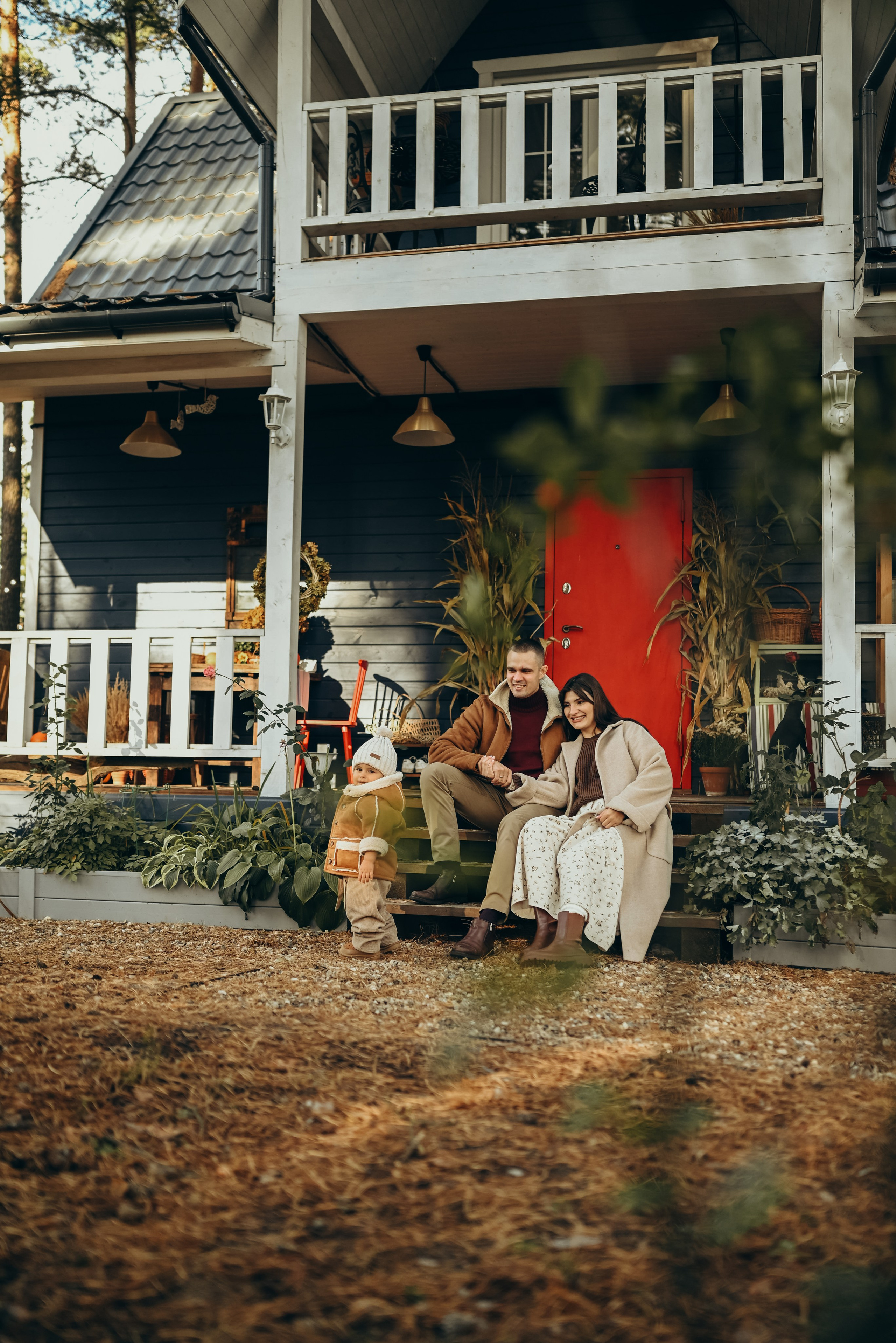 Дача осенью. Семейный фотограф в Москве Люберцах Ирина Вронская