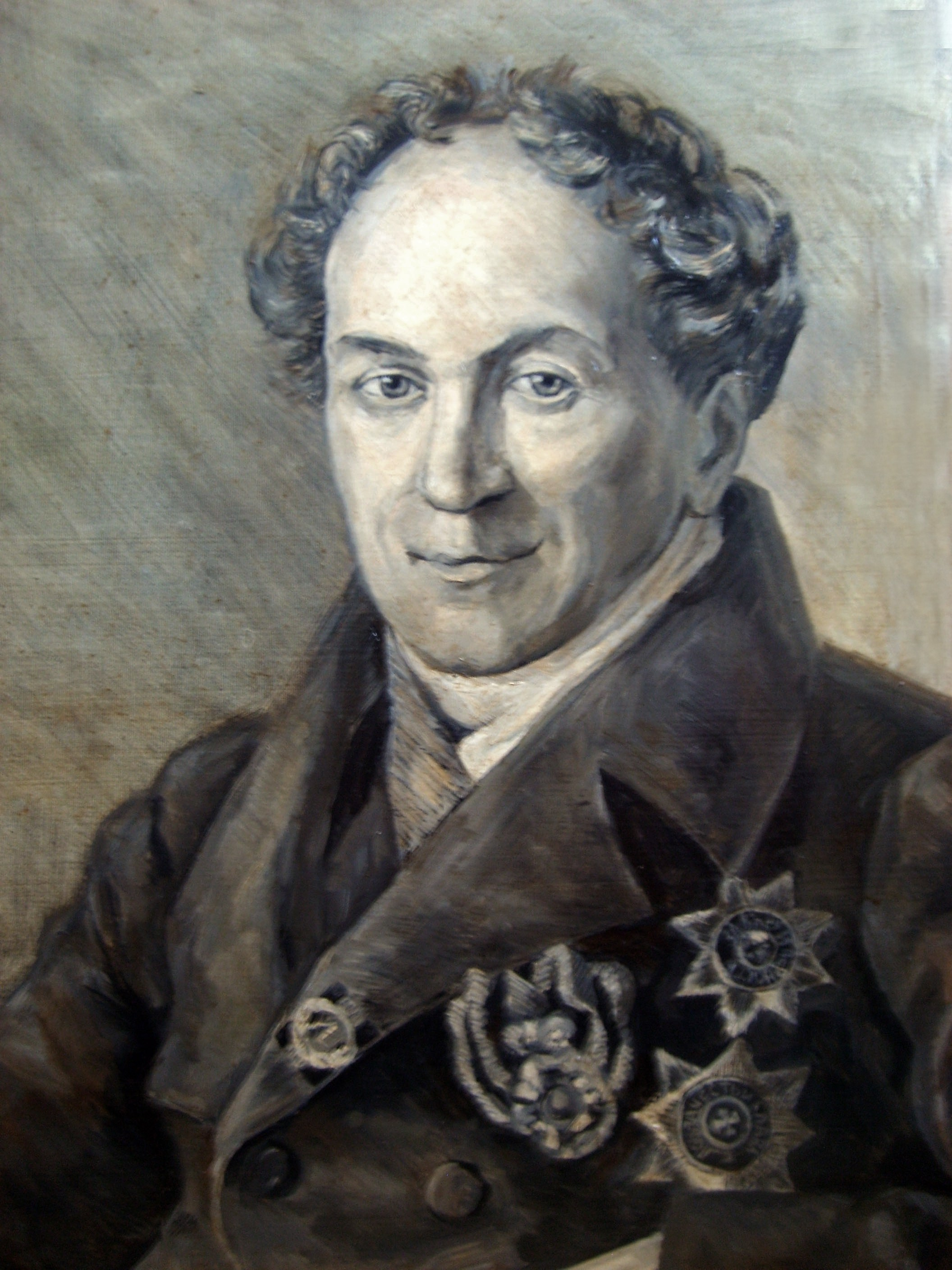 Портрет графа Голицына, холст / масло, 2006