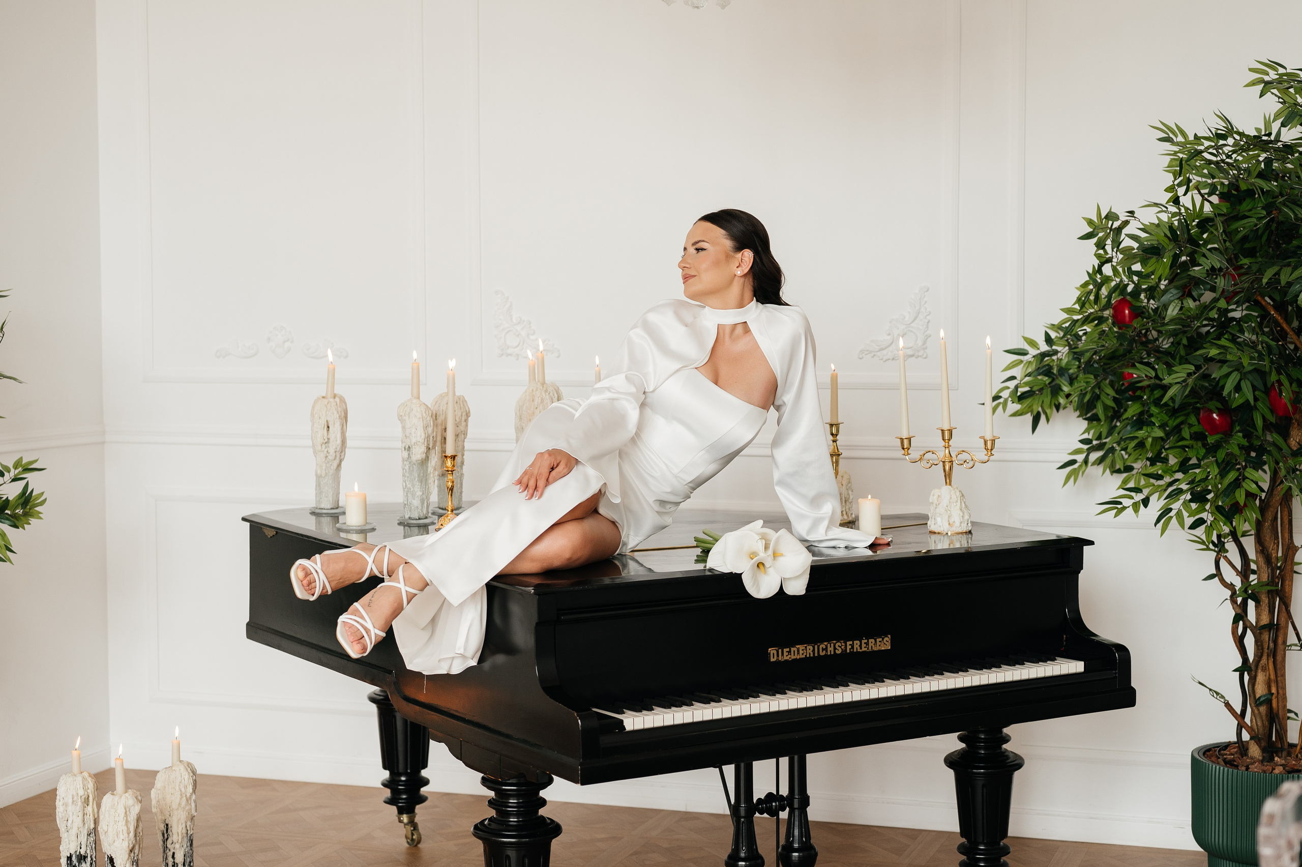 Свадебная фотосессия в студии. Свадебный и семейный фотограф в Краснодаре Алина Мельник