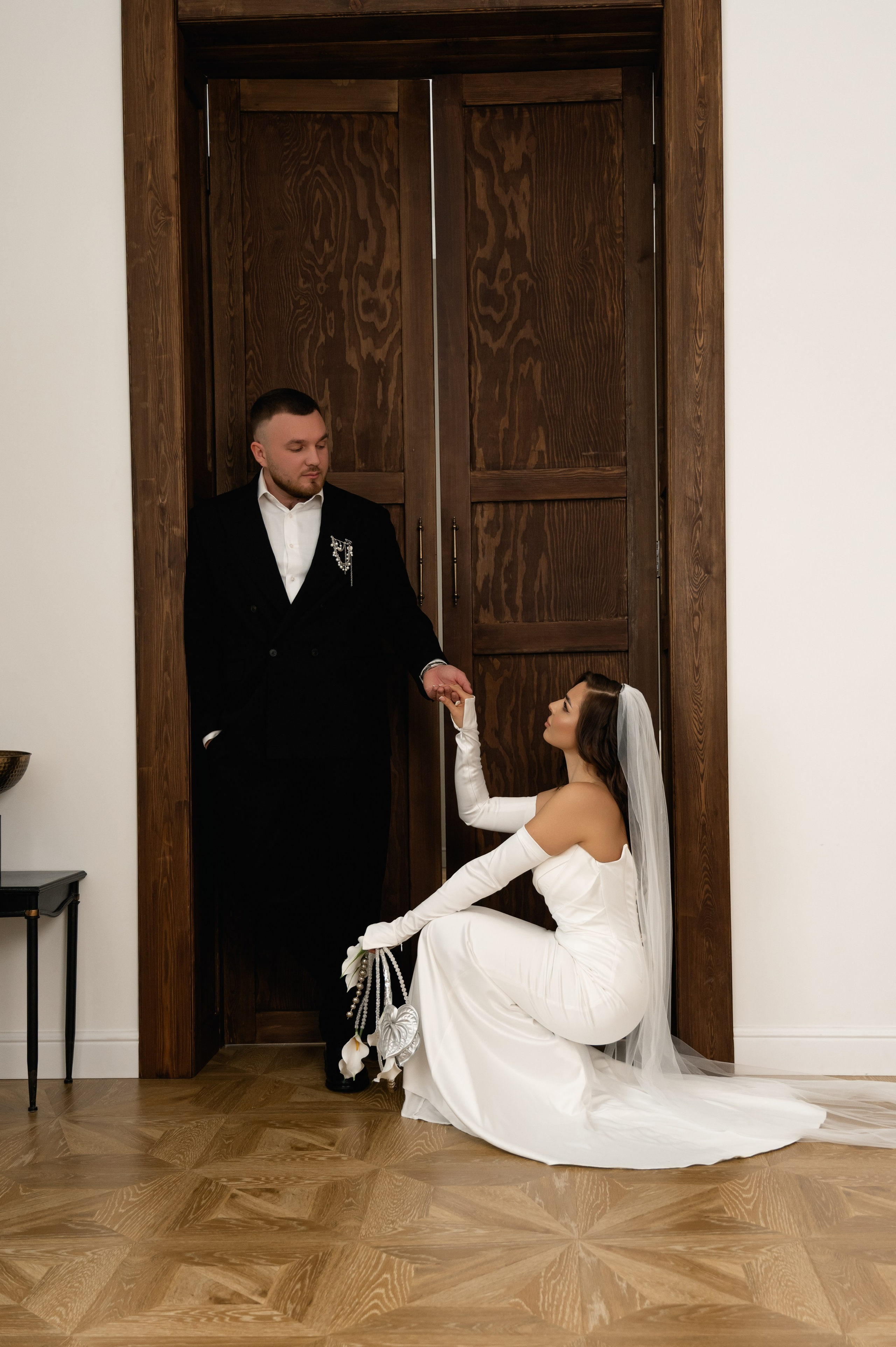 Свадебная фотосессия в студии. Свадебный и семейный фотограф в Краснодаре Алина Мельник