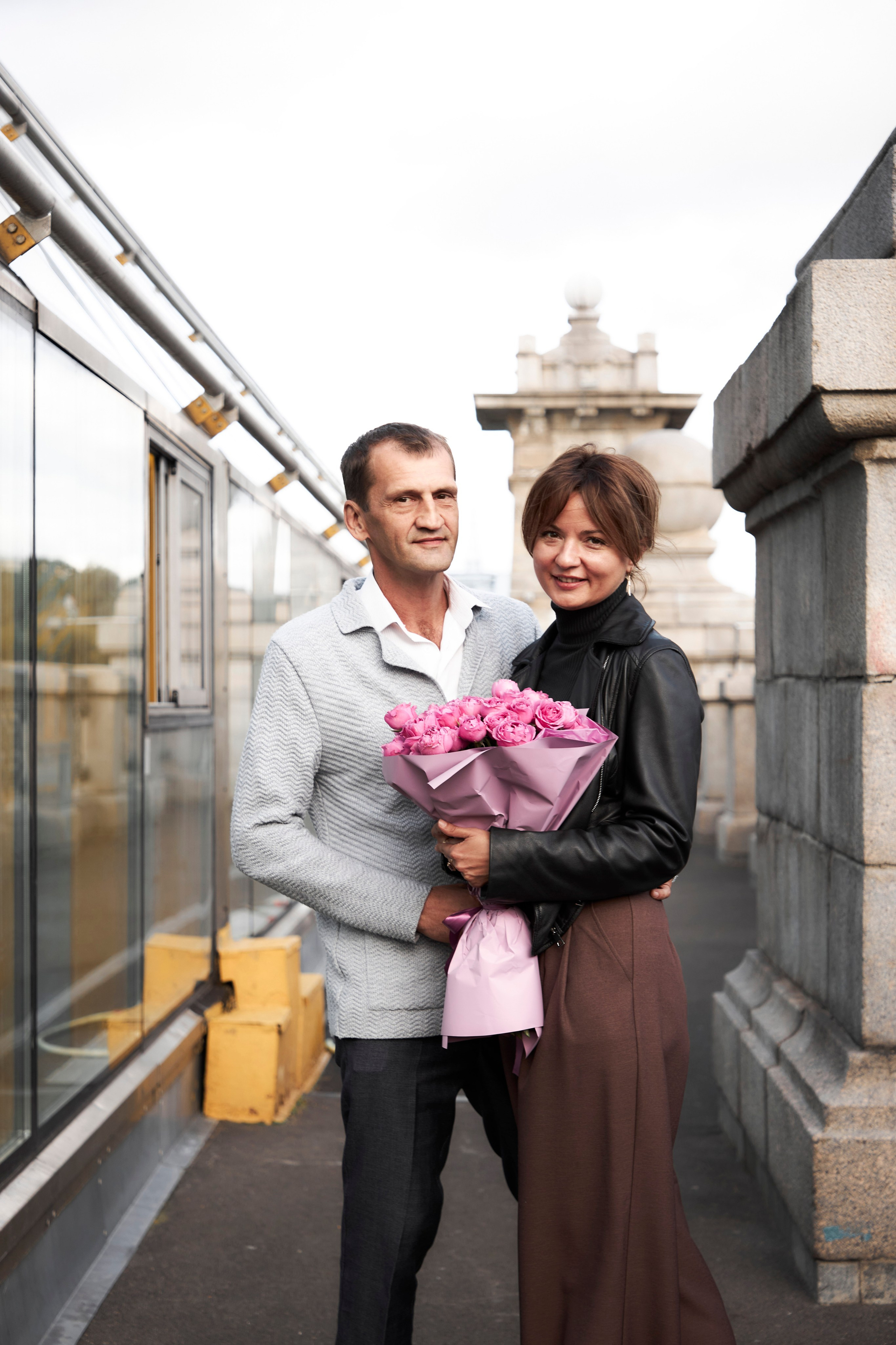 Love story на Андреевском мосту. Анна Потявина. Фотограф Москва