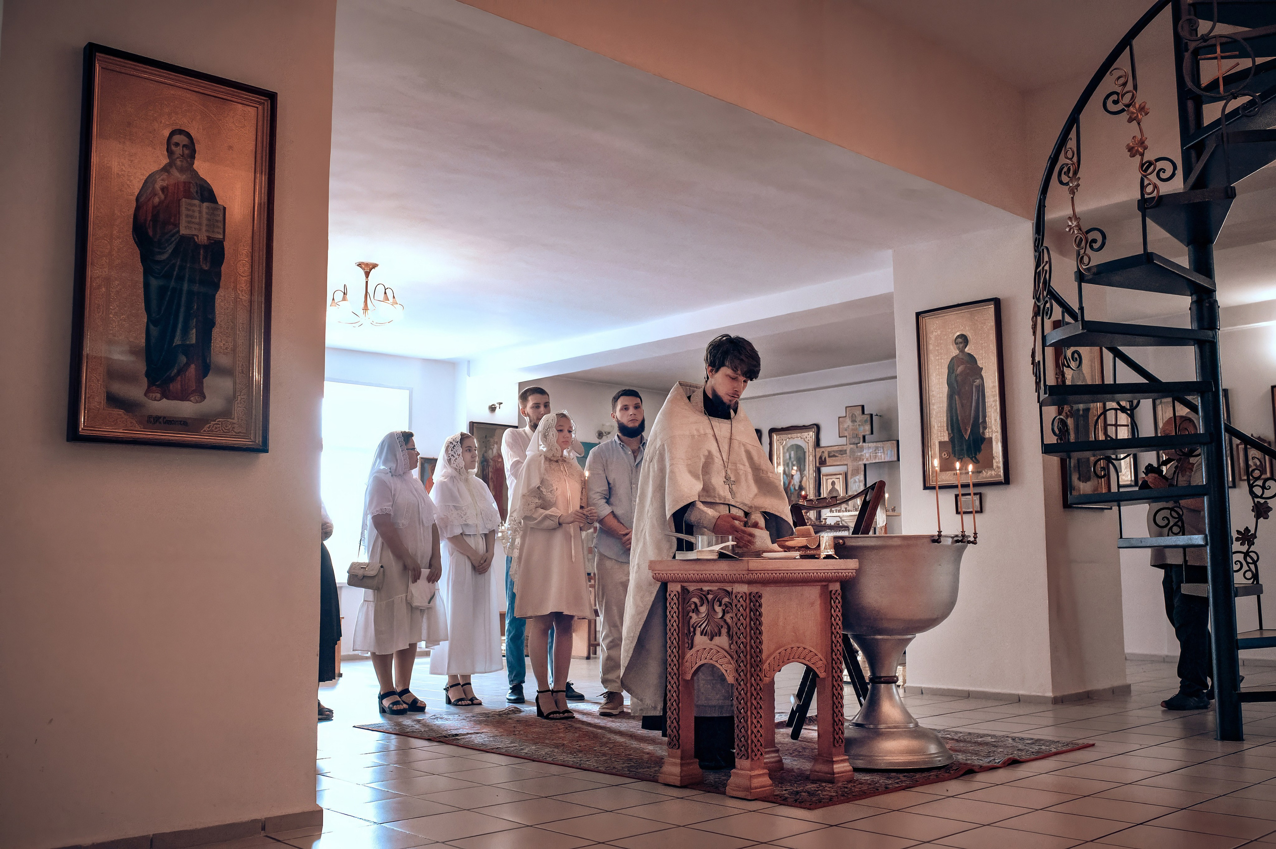 Фото крещения в Красноярске. Фотографы крещения/венчания  Красноярск Татьяна и Вячеслав Переваловы