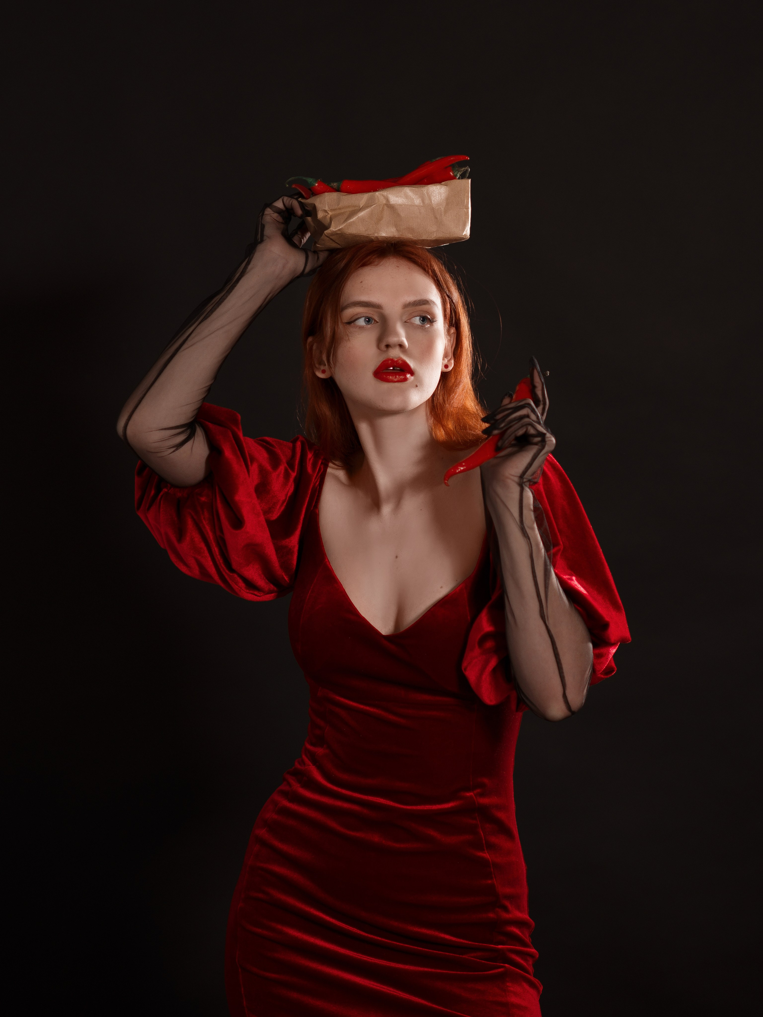 Постановочная фотосессия с реквизитом