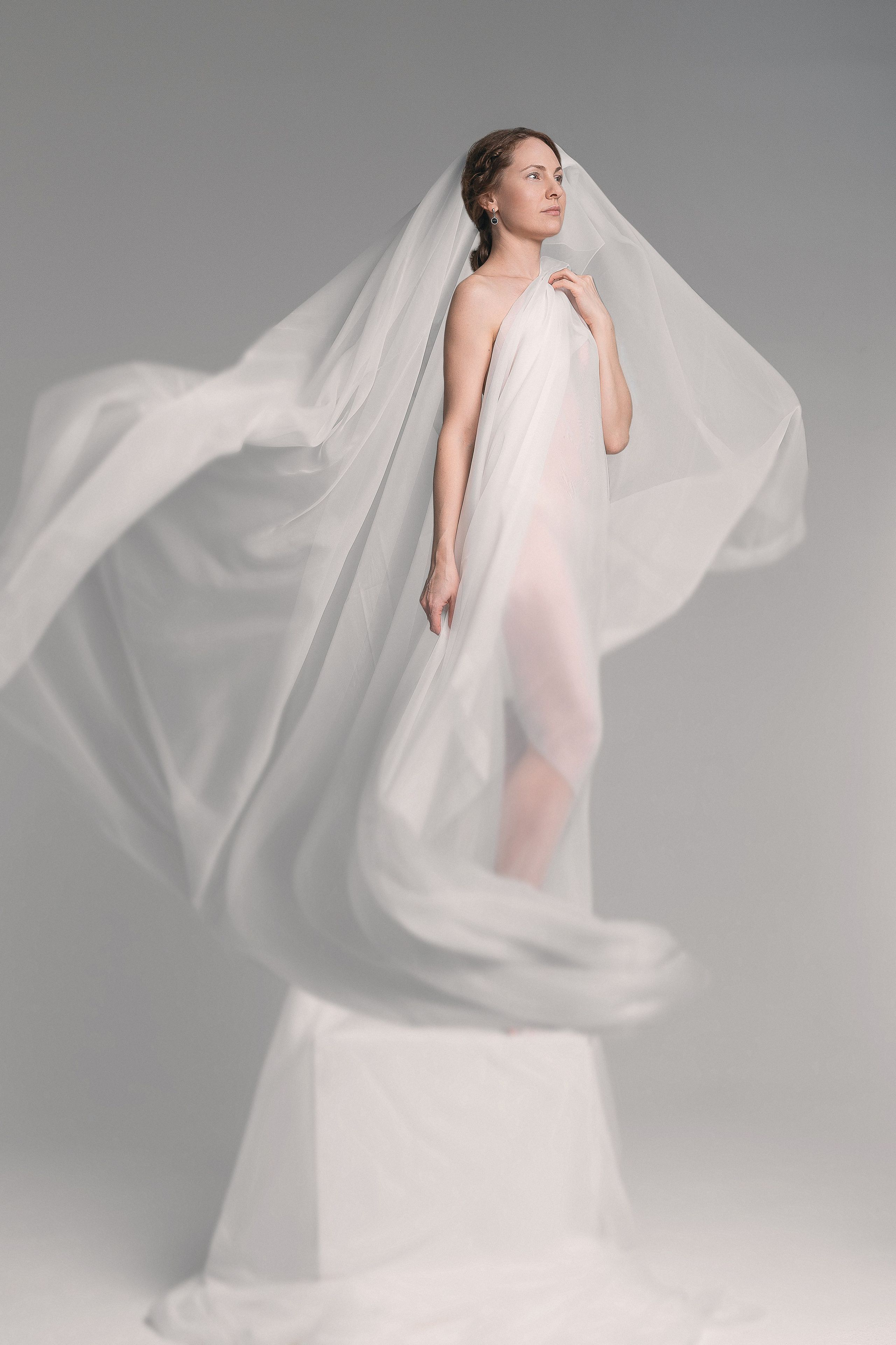 Классическая портретная фотография в студии.