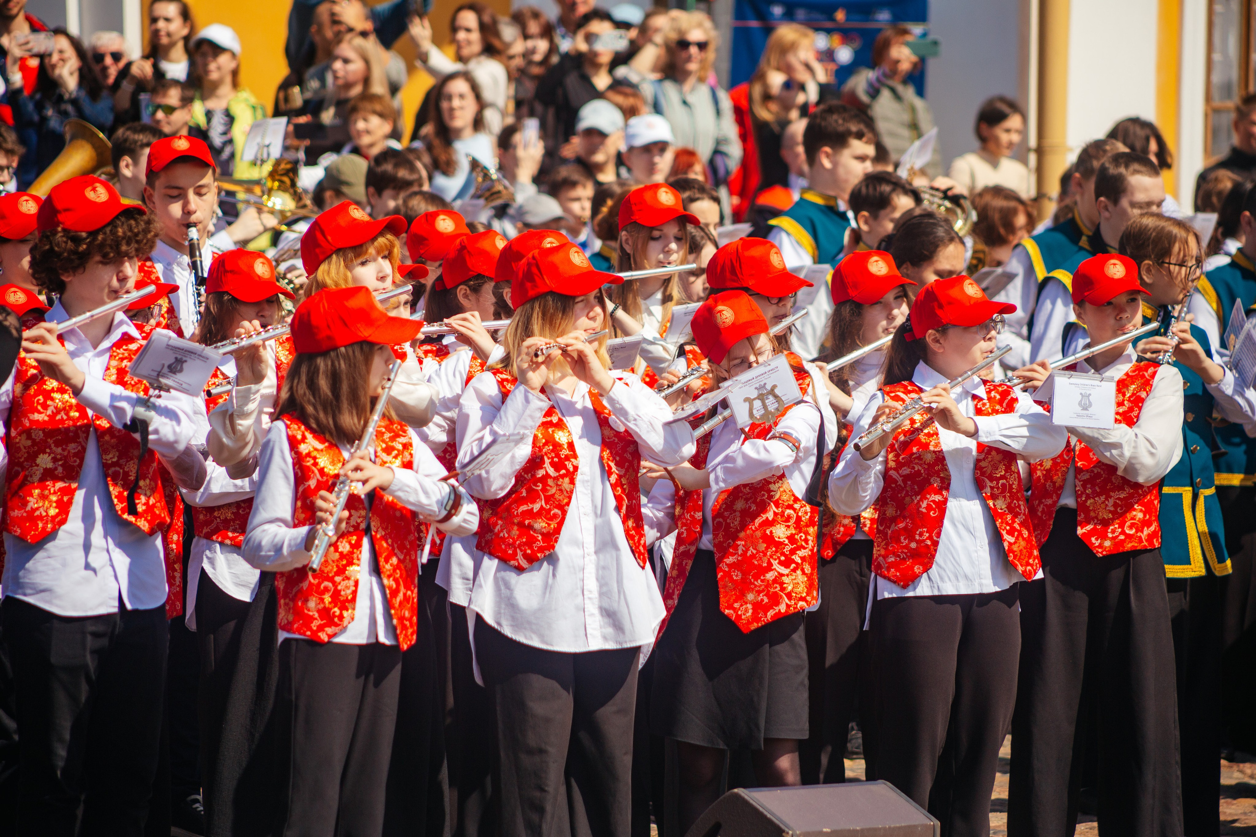 Парад детских духовых оркестров. Семейный фотограф Любовь Саркеева