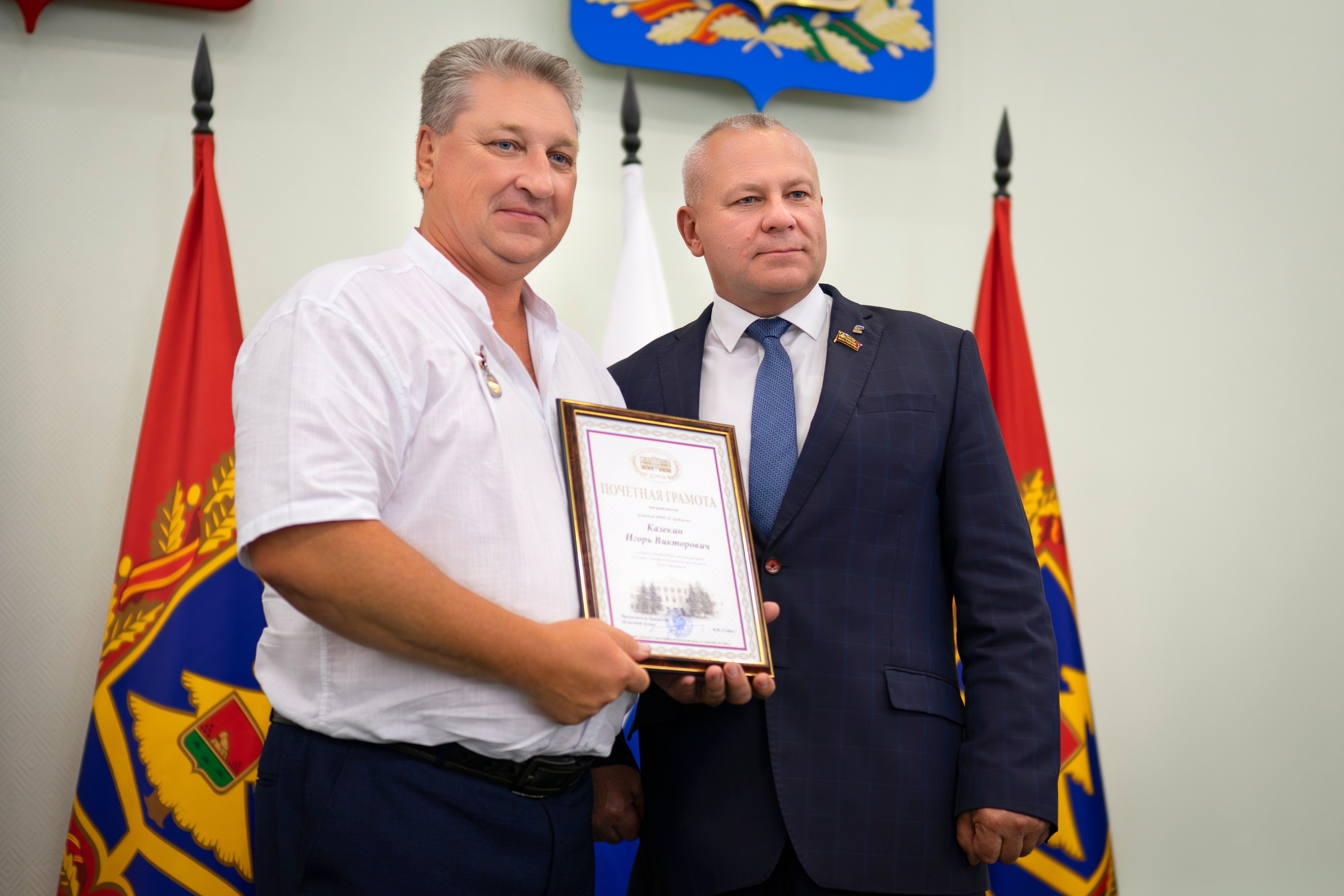День строителя в правительстве Брянской области. Фотограф Король Илья