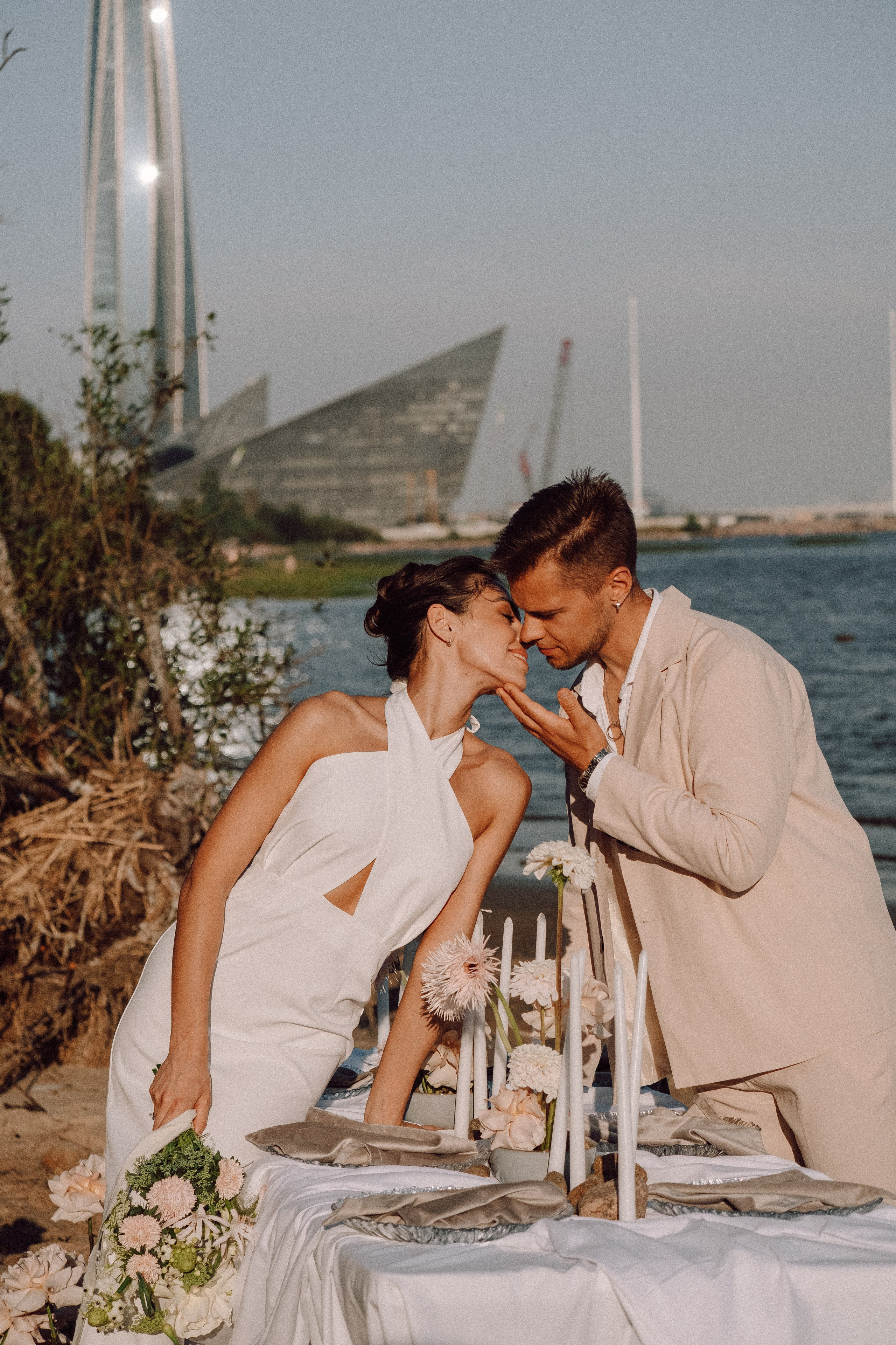 СВАДЕБНАЯ ФОТОСЕССИЯ ВЫЕЗДНОЙ ЦЕРЕМОНИИ (ФИНСКИЙ ЗАЛИВ). Профессиональный фотограф, Санкт-Петербург — Виктория Богомолова