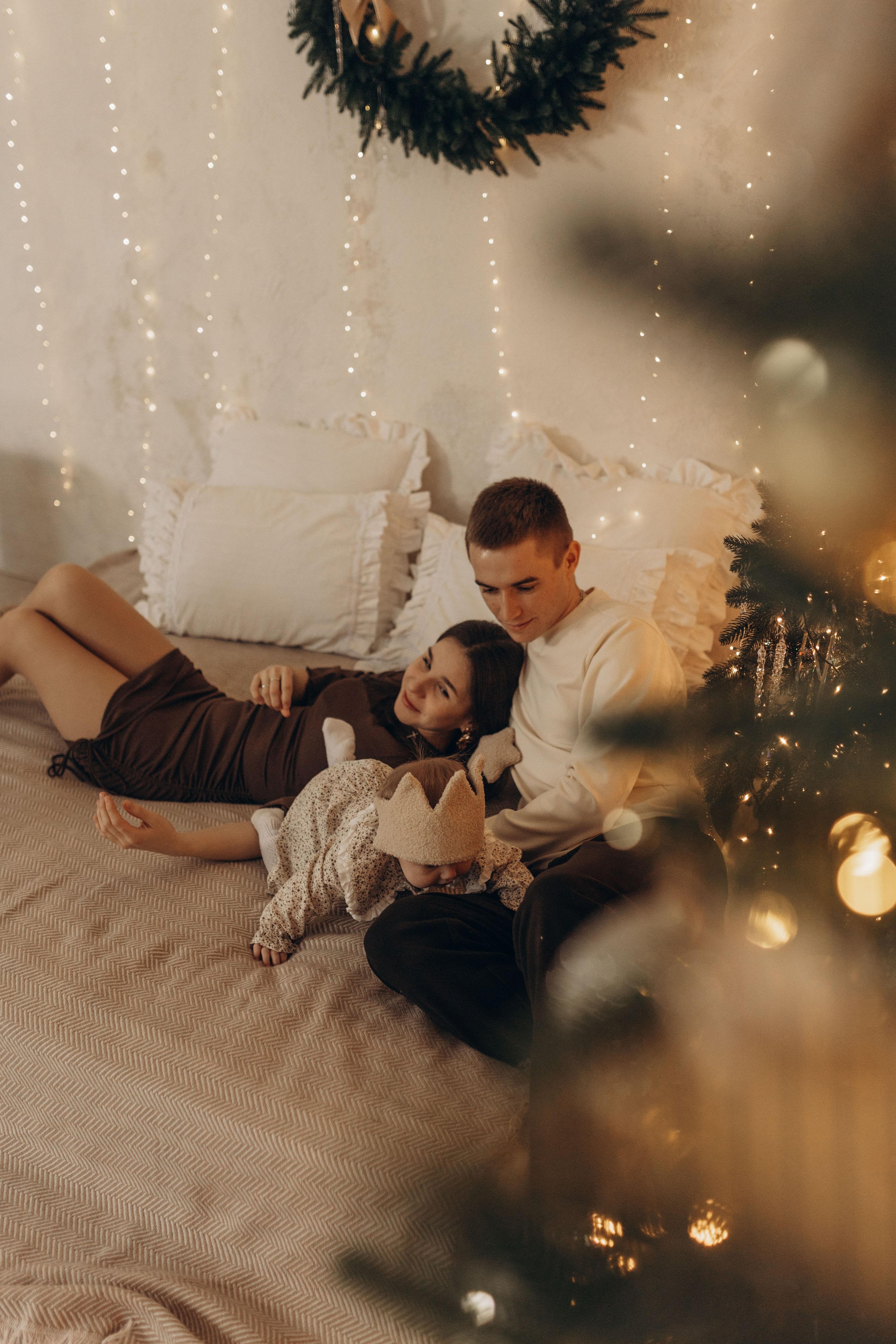 Новогодняя история Дмитрия, Полины и Анюты. Фотограф в Ставрополе Svetlana Matveeva