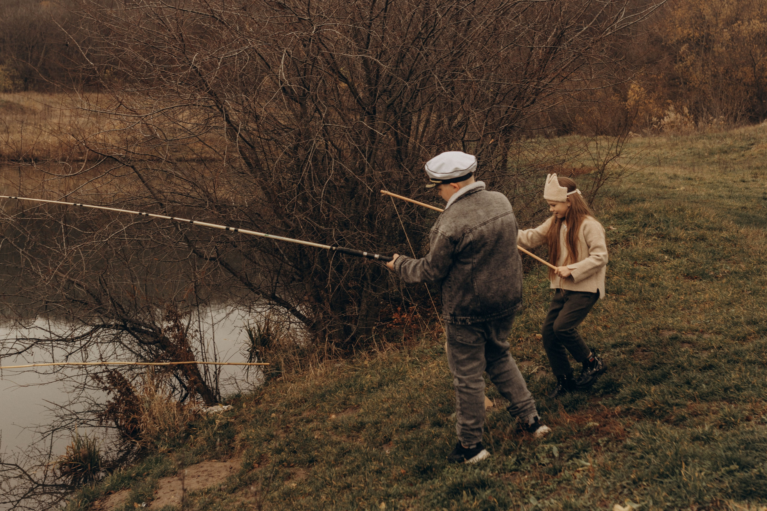 Рыбалка на Елагином пруду. Семейная фотосессия. Фотограф в Ставрополе Svetlana Matveeva