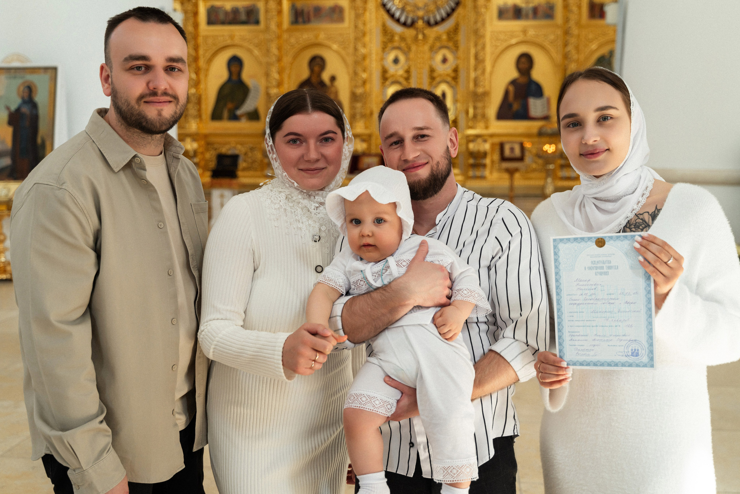 Крещение Макара. Фотограф Алина Филимонова Тверь
