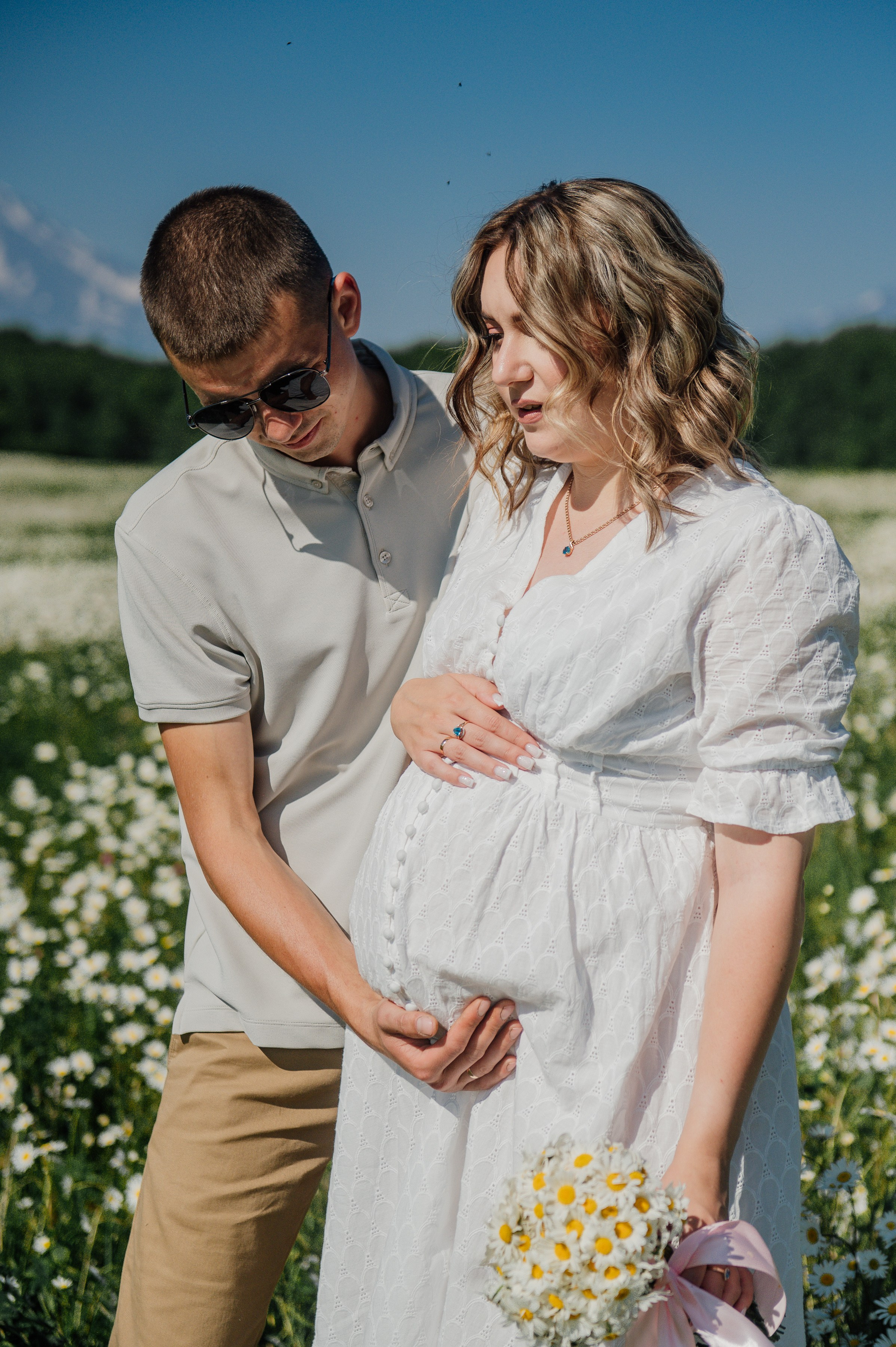 Большая семья в ромашках. Свадебный и семейный фотограф Камчатка. Фотограф Камчатка