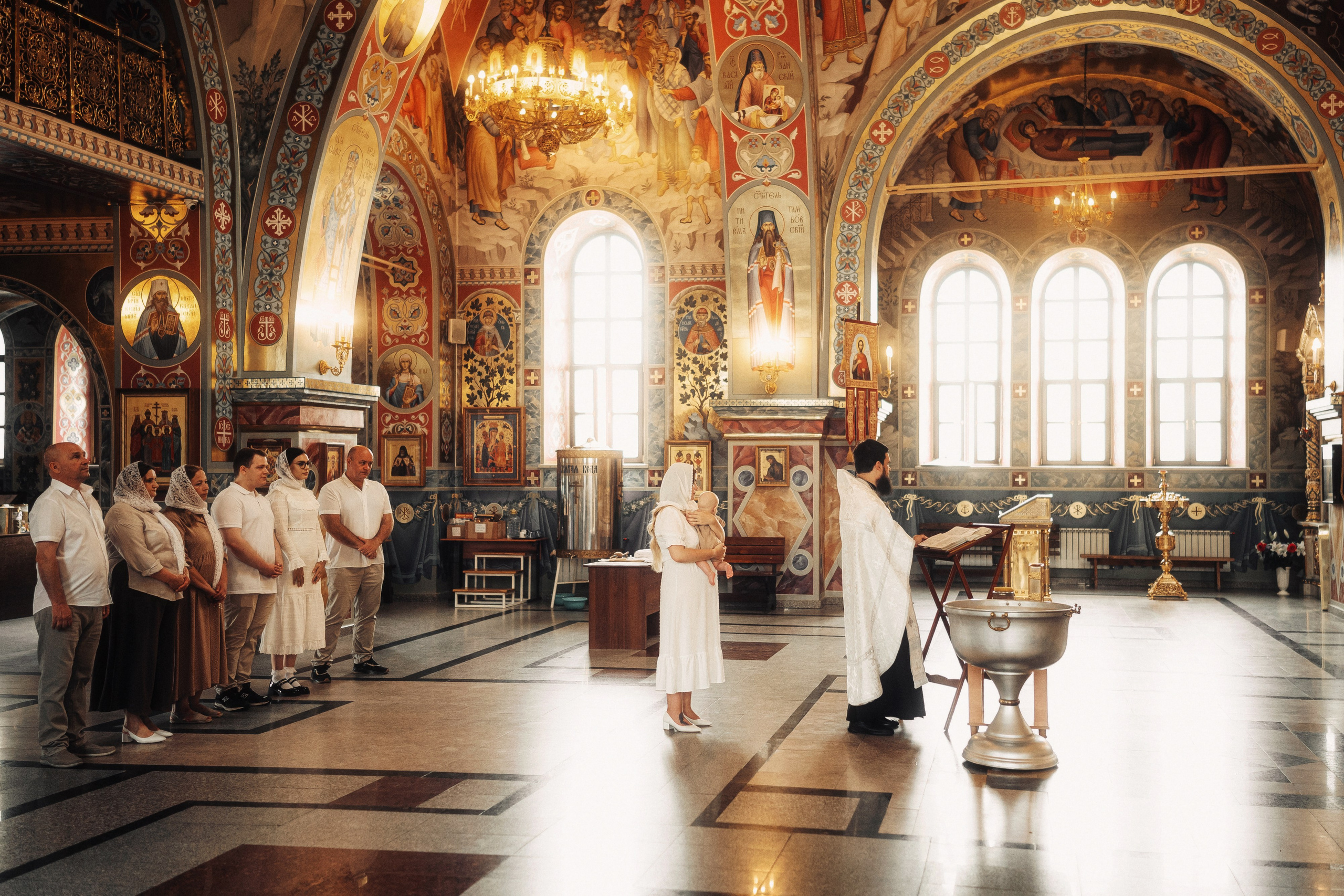 Крещение в храме Всецарица. Свадебный и репортажный фотограф в Воронеже Роман Янко