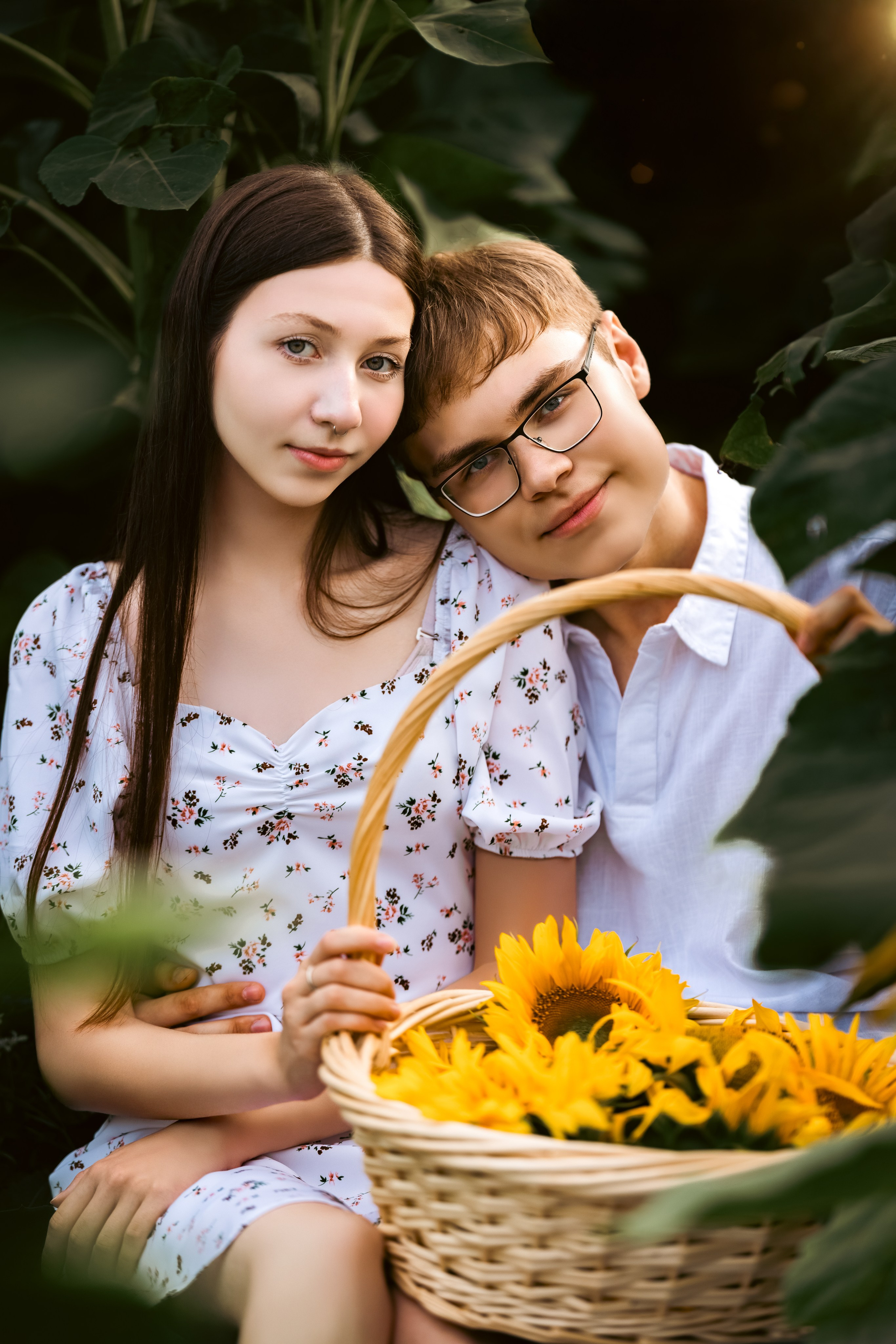 Подсолнухи. Свадебный и семейный фотограф в Рязани Датская Ксения