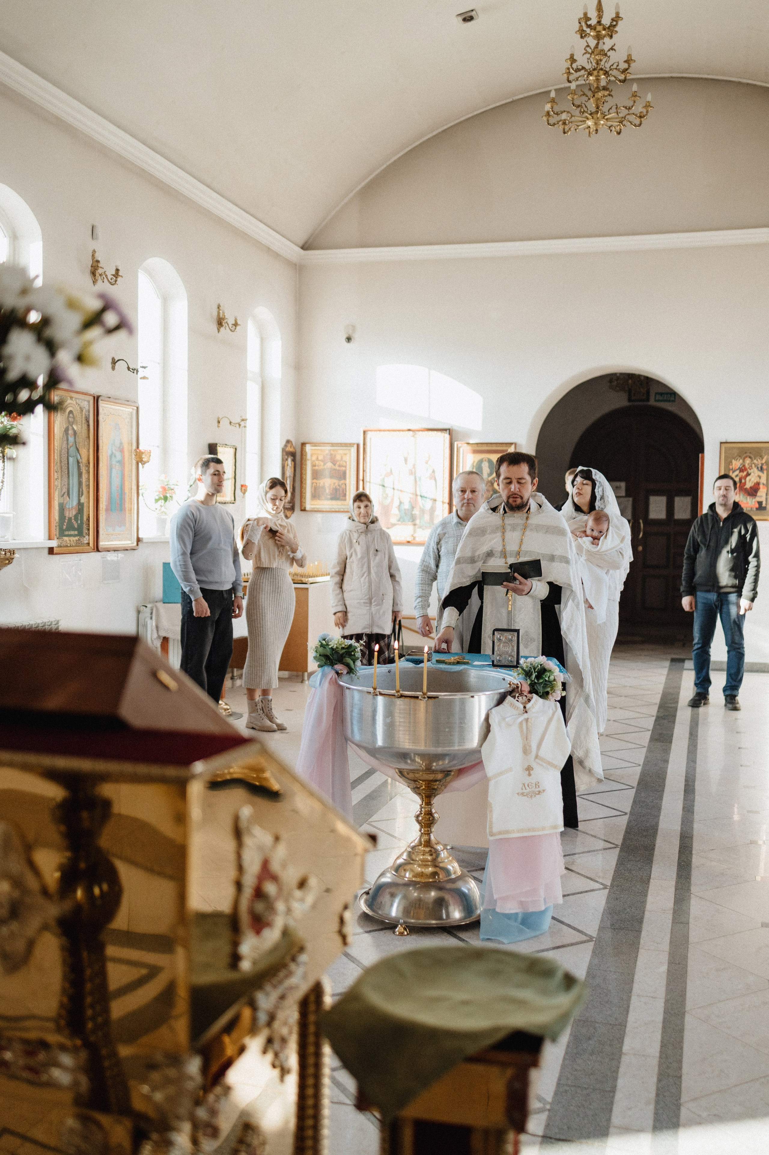 Крещение. Семейный лайфстайл фотограф в г. Липецк