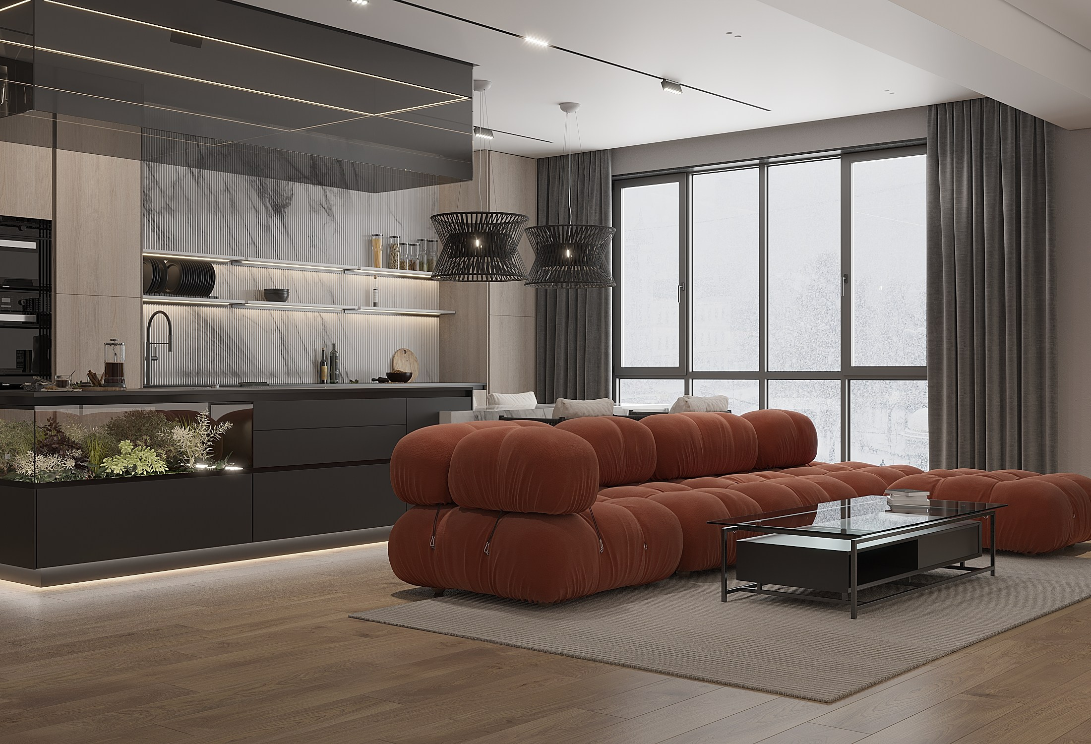 ЖК «ALATAY HILLZ», 130 м². Room Design Studio