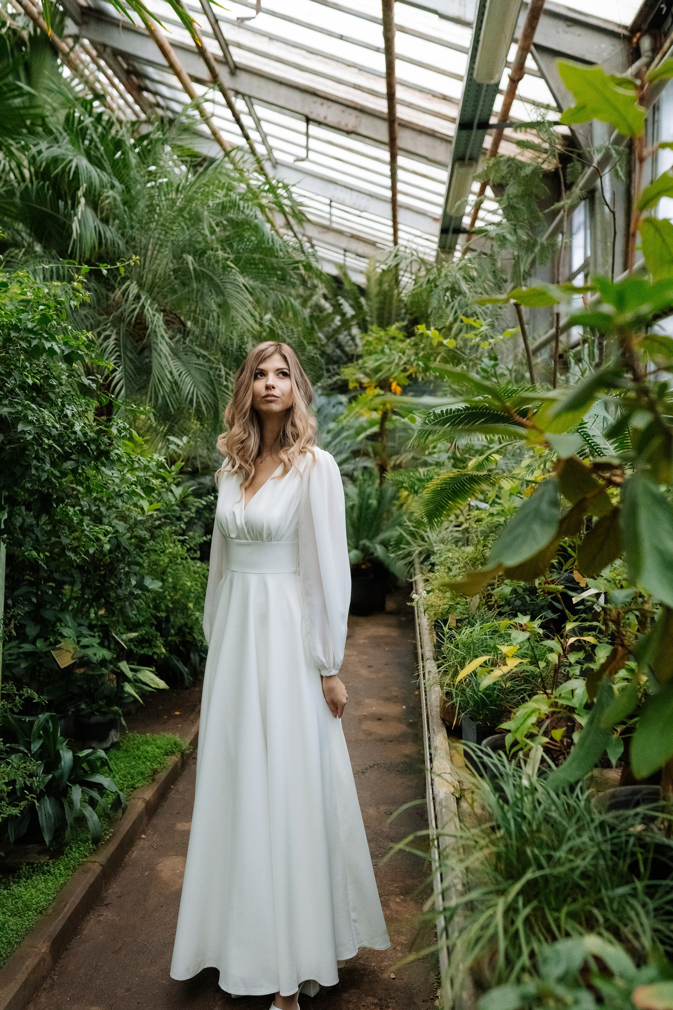 Свадебная фотосессия в оранжерее, Москва. Свадебный фотограф в Москве Анна Полушина