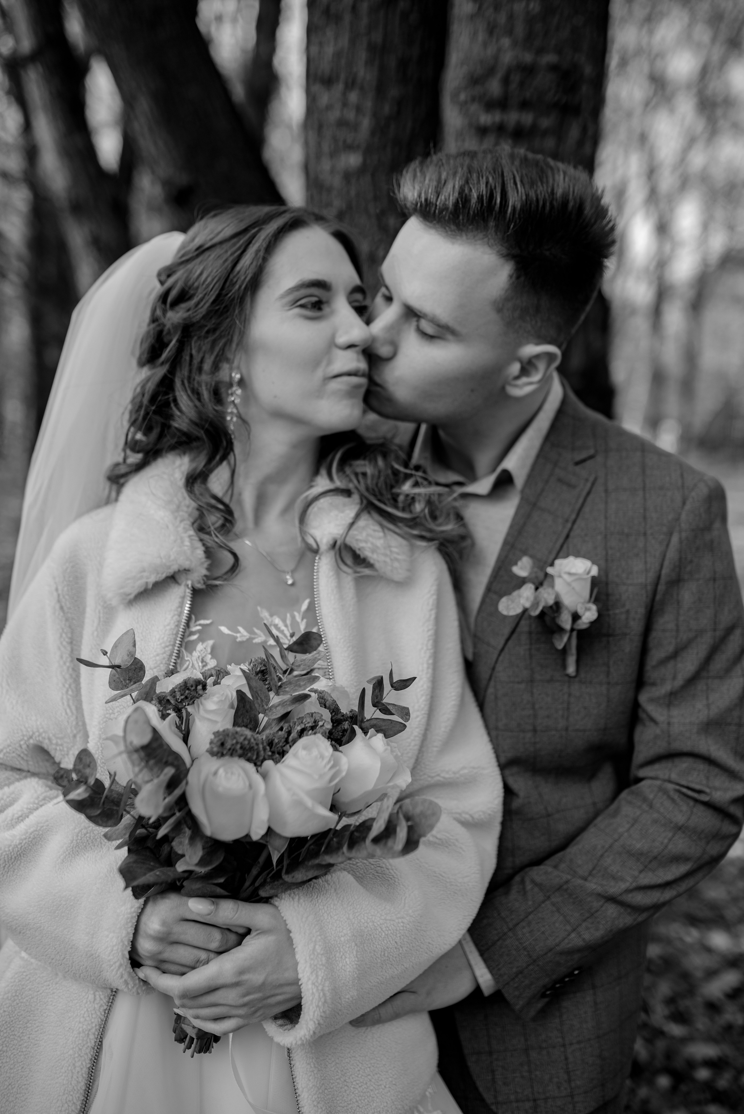 Катя и Максим ч/б. Ульяна Сёмина, фотограф, Москва