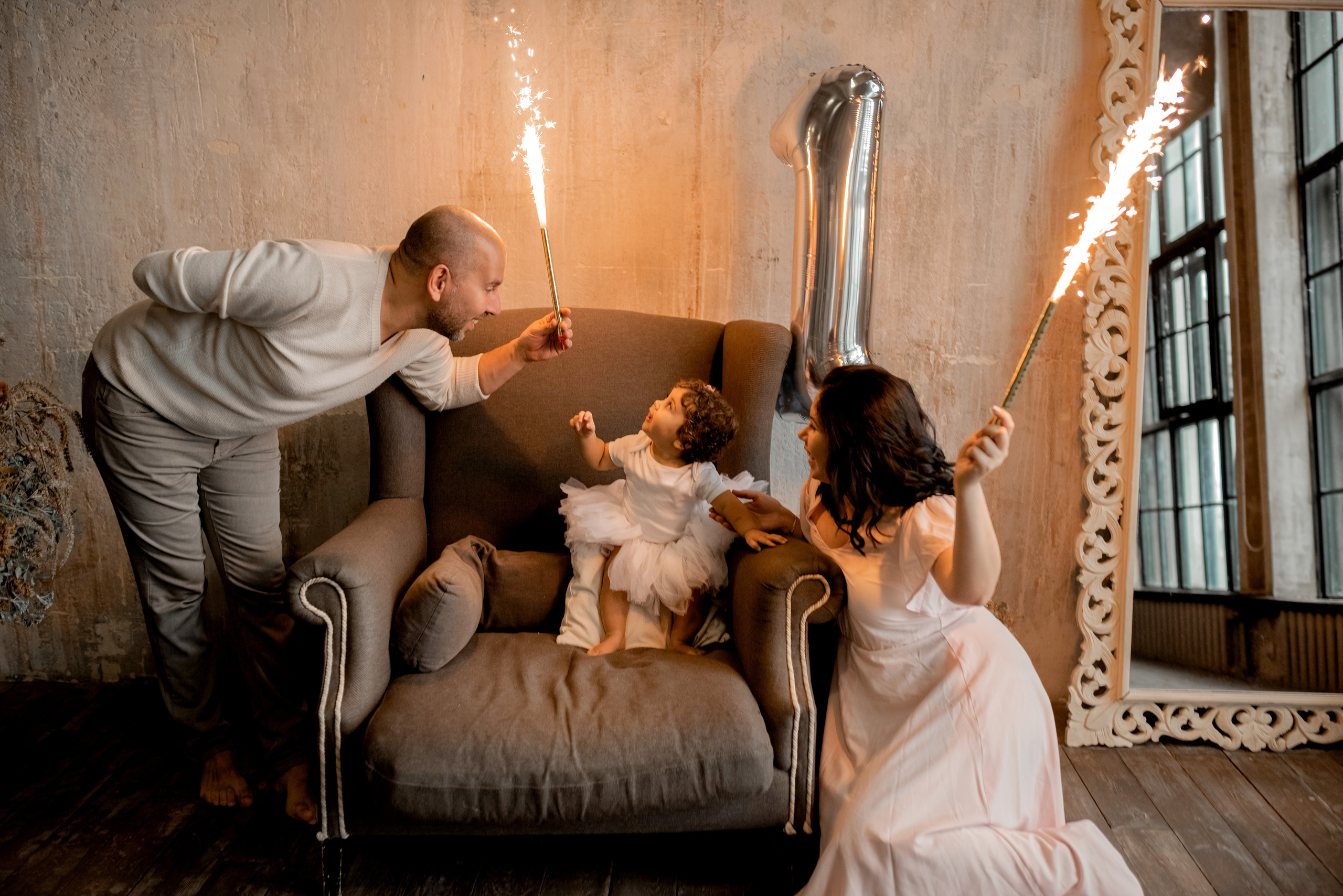 Лиза с любимыми родителями. Ульяна Сёмина, фотограф, Москва