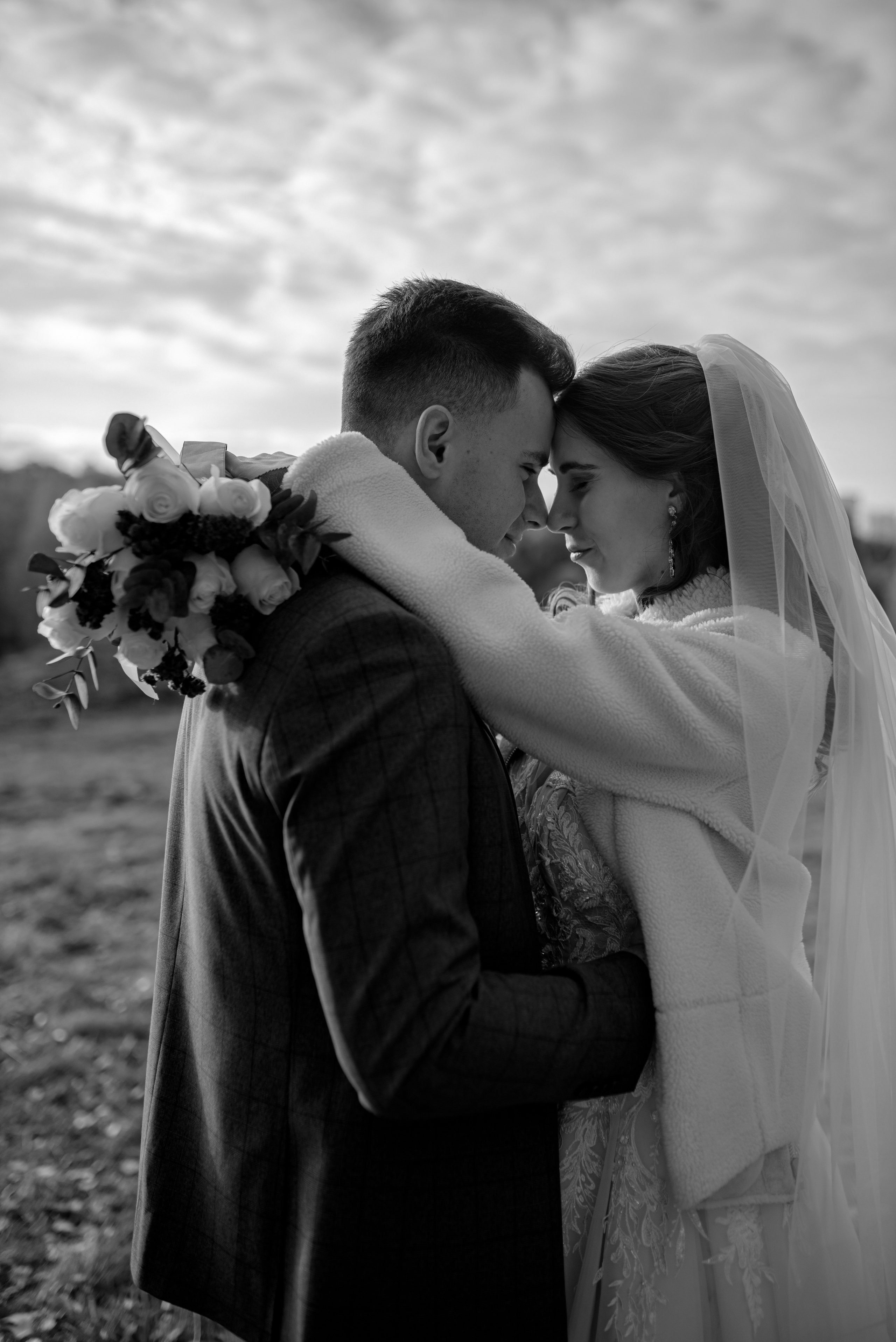 Катя и Максим ч/б. Ульяна Сёмина, фотограф, Москва