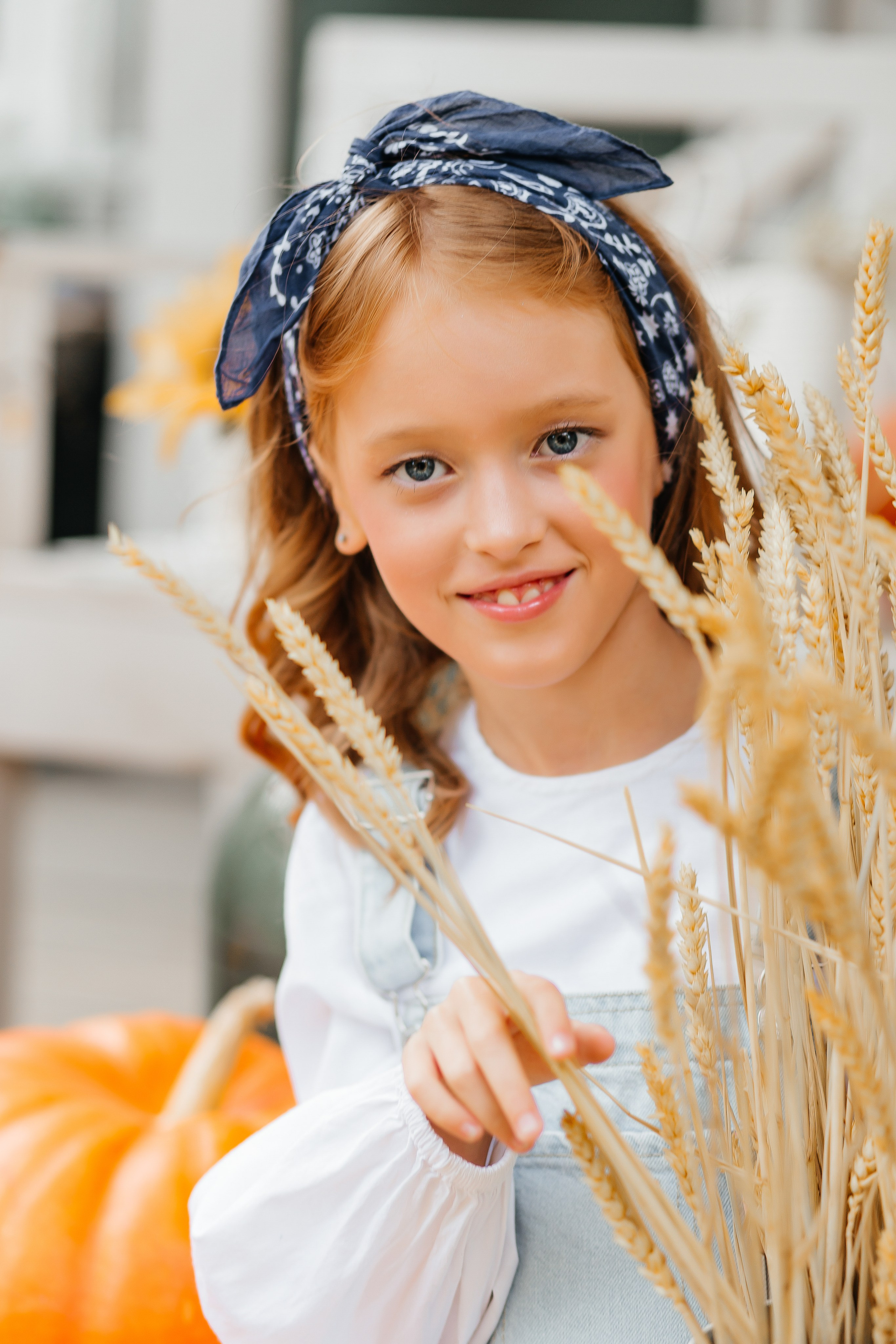 Осенняя детская фотосессия с арбузами. Фотограф в Подольске — Мария Бучнева